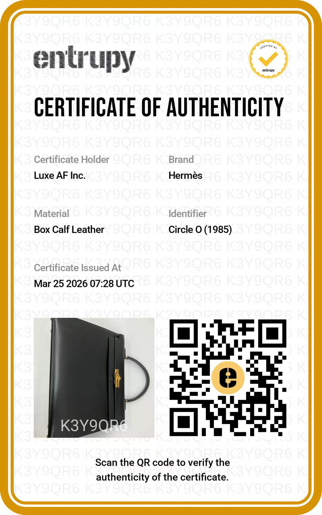 Hermes Kelly35 Black Leather Handle Bag With Gold Hardware