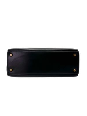 Hermès Vintage Noir Box Calfskin Kelly 32 GHW