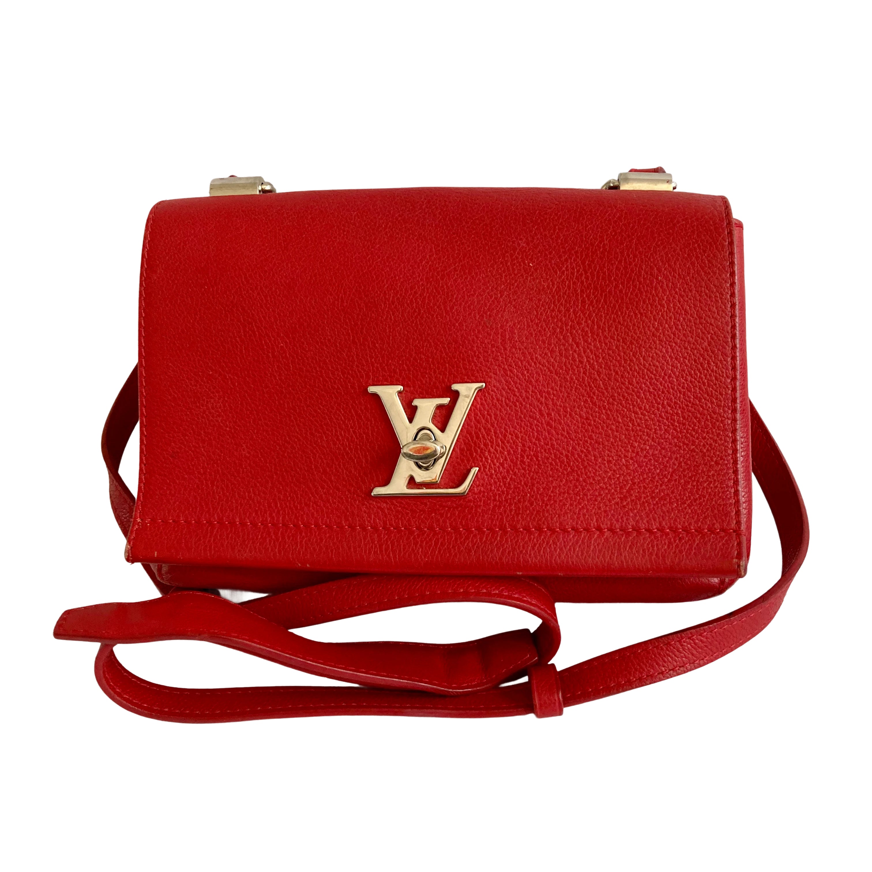 Louis Vuitton Lock Me II Red