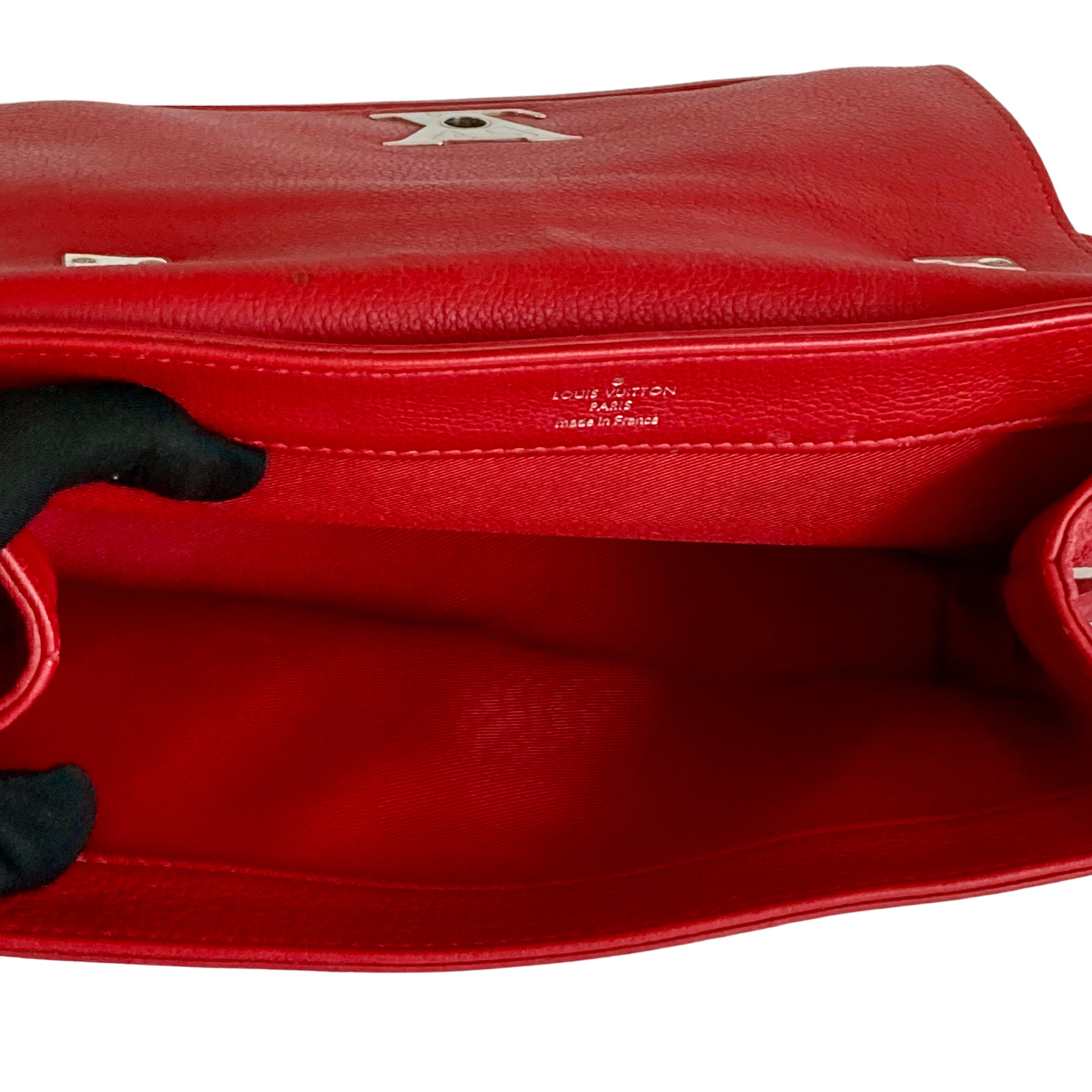 Louis Vuitton Lock Me II Red