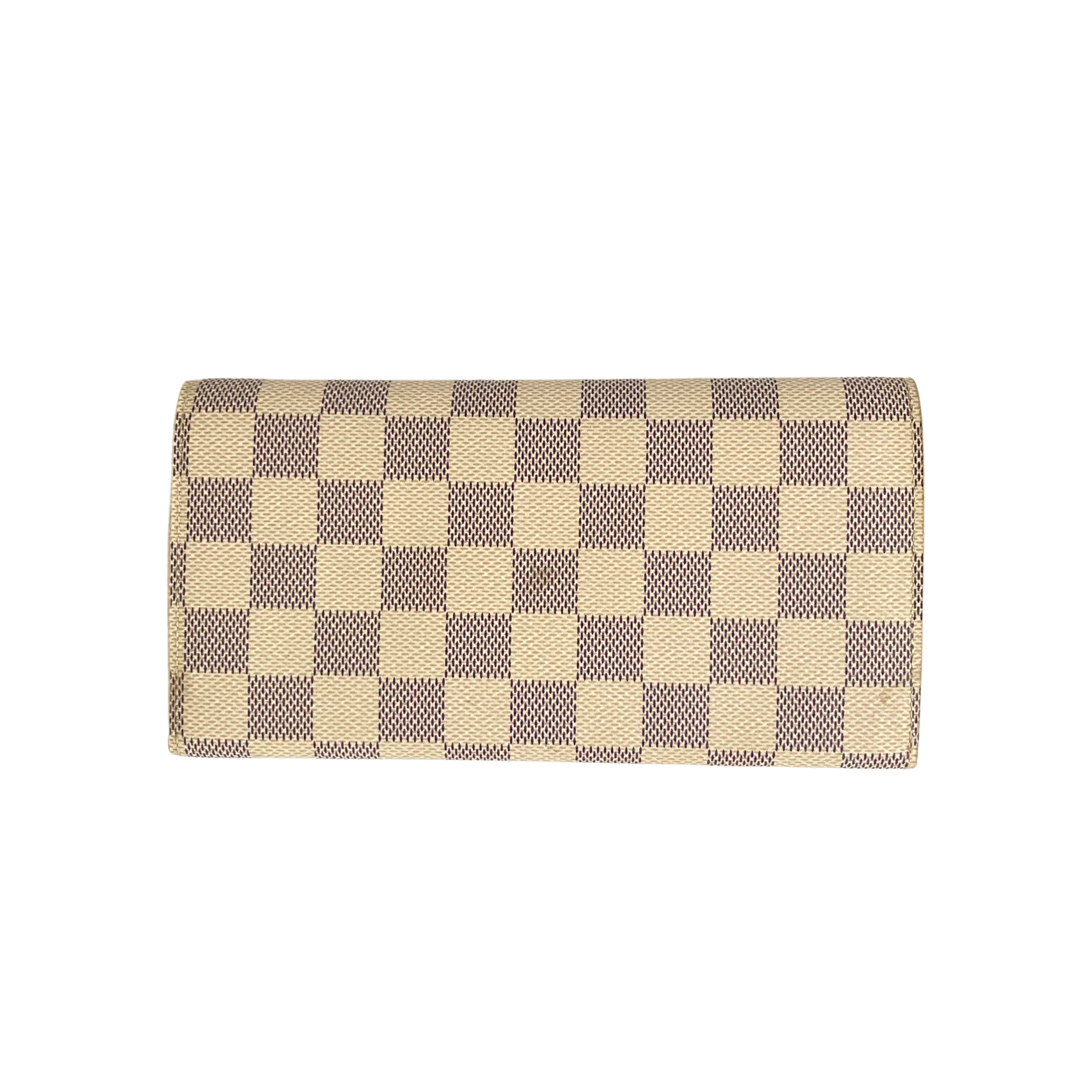 Louis Vuitton Emilie Wallet Damier Azur Canvas