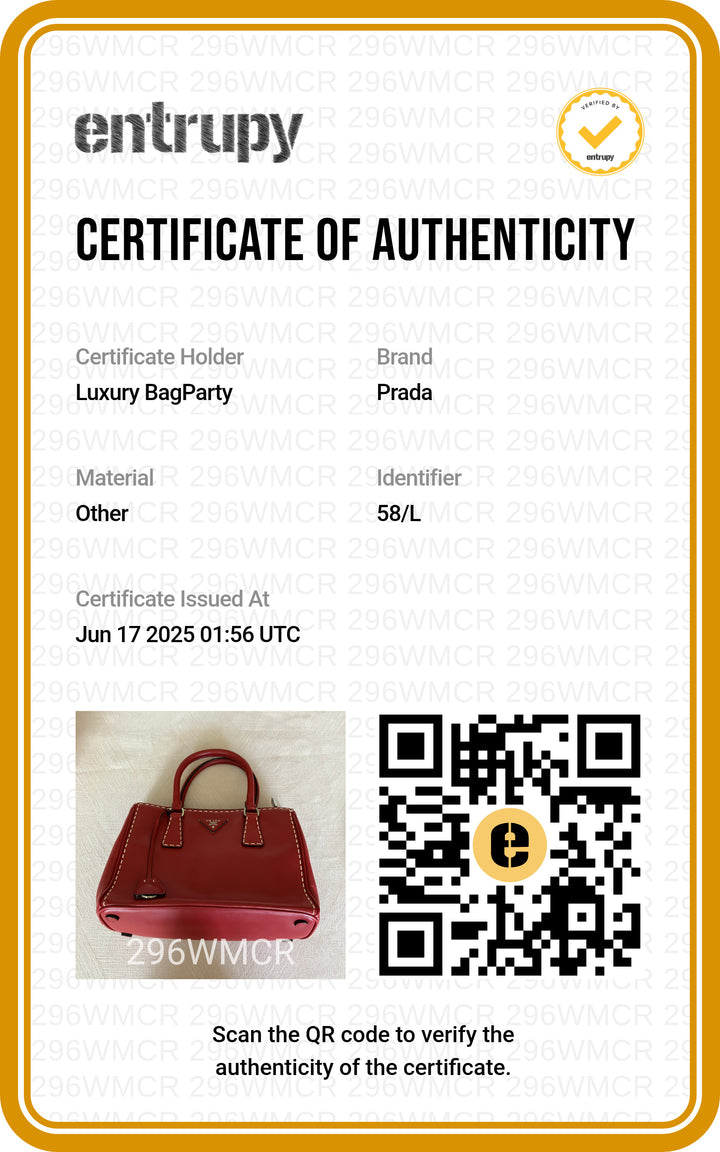 Louis Vuitton Alma PM Red with White Contrast Stitching