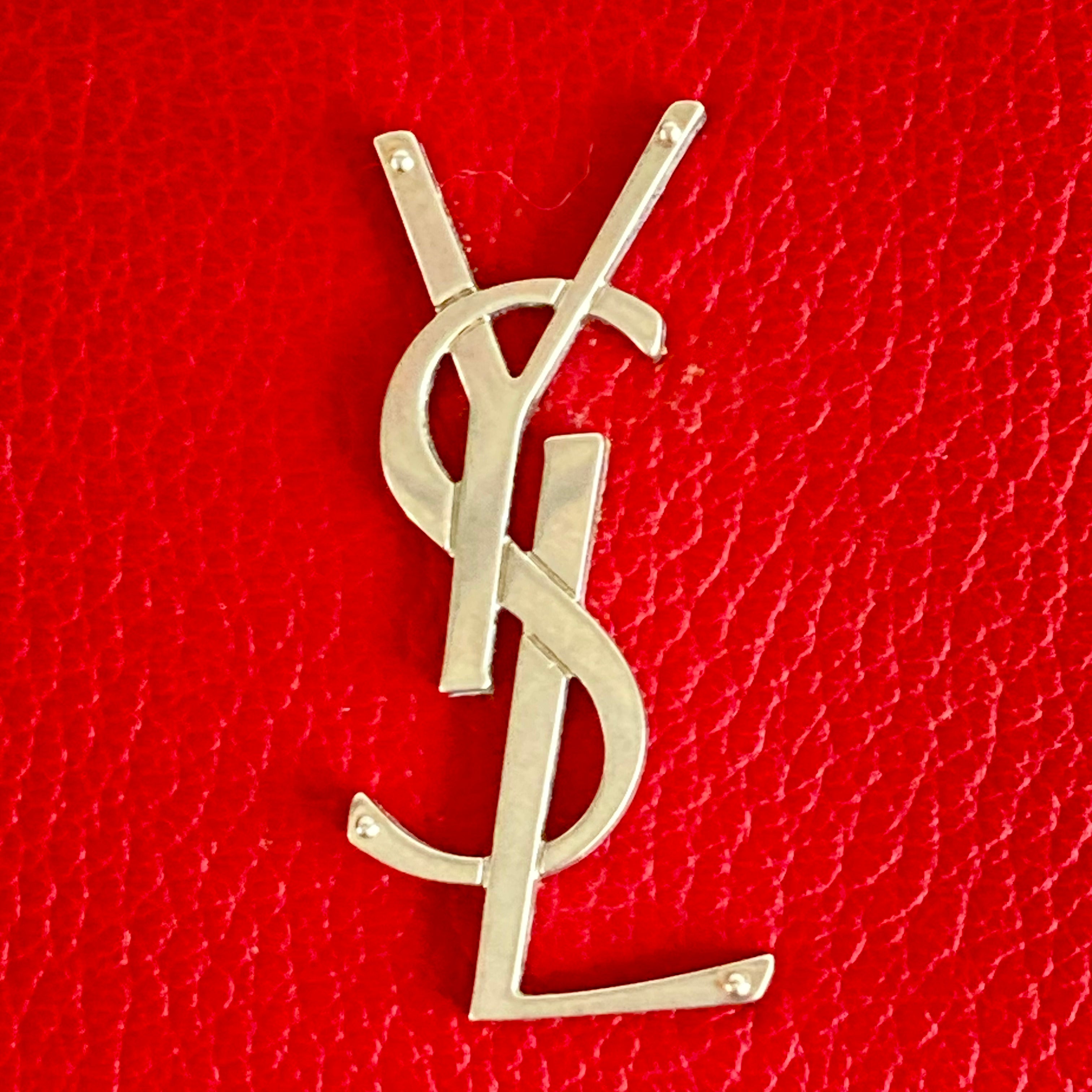 YSL Saint Laurent Sunset Crossbody Bag Red