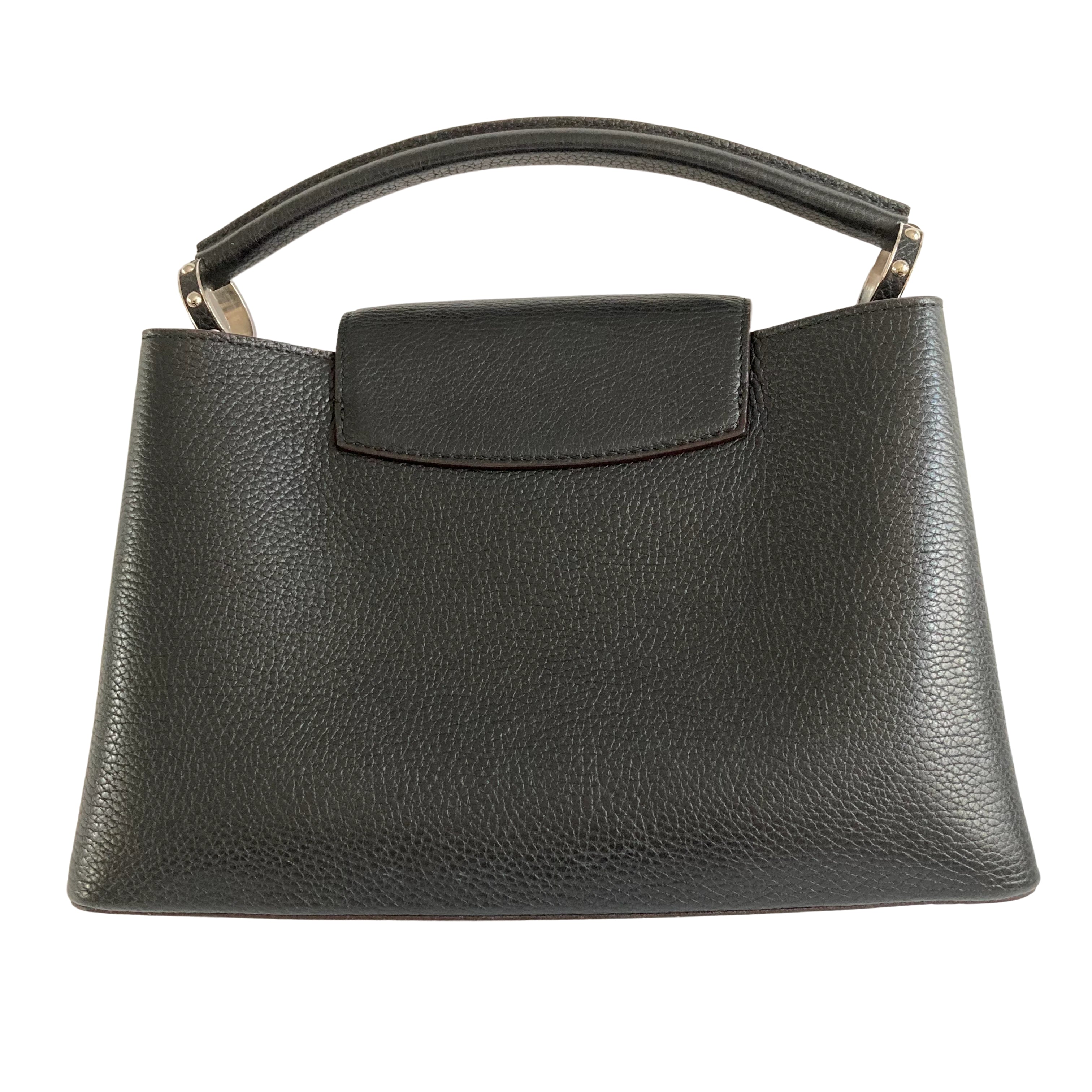 Louis Vuitton Montaigne BB Empreinte Leather Satchel Black