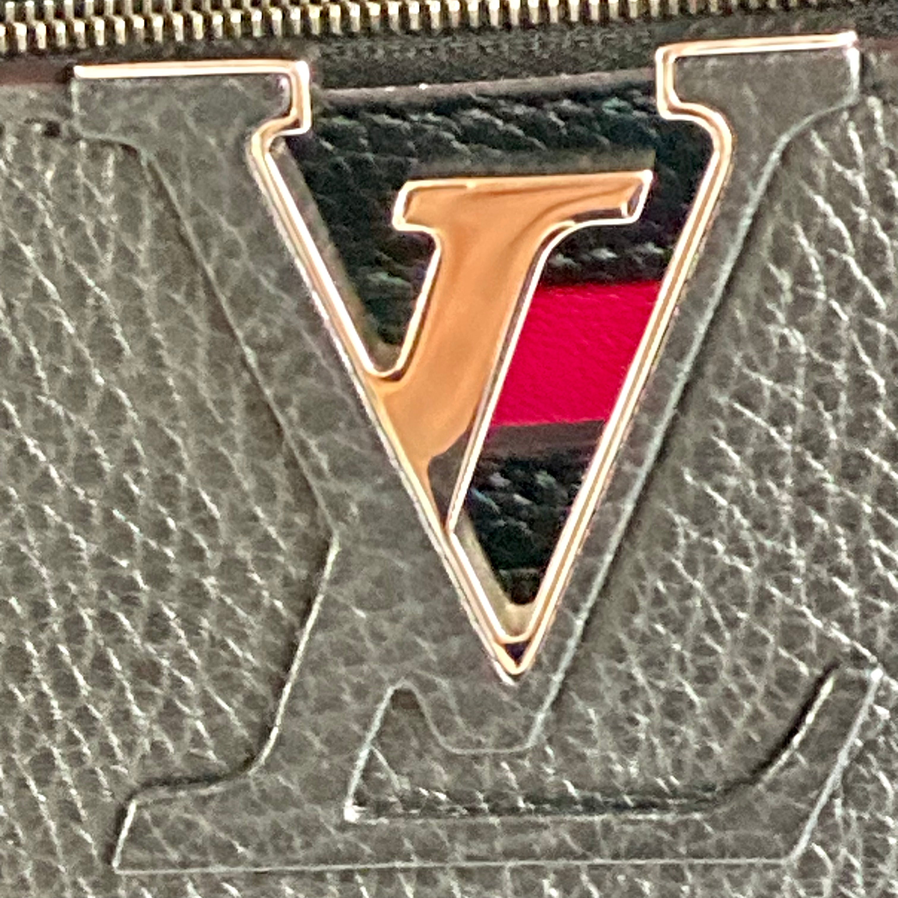 Louis Vuitton Montaigne BB Empreinte Leather Satchel Black