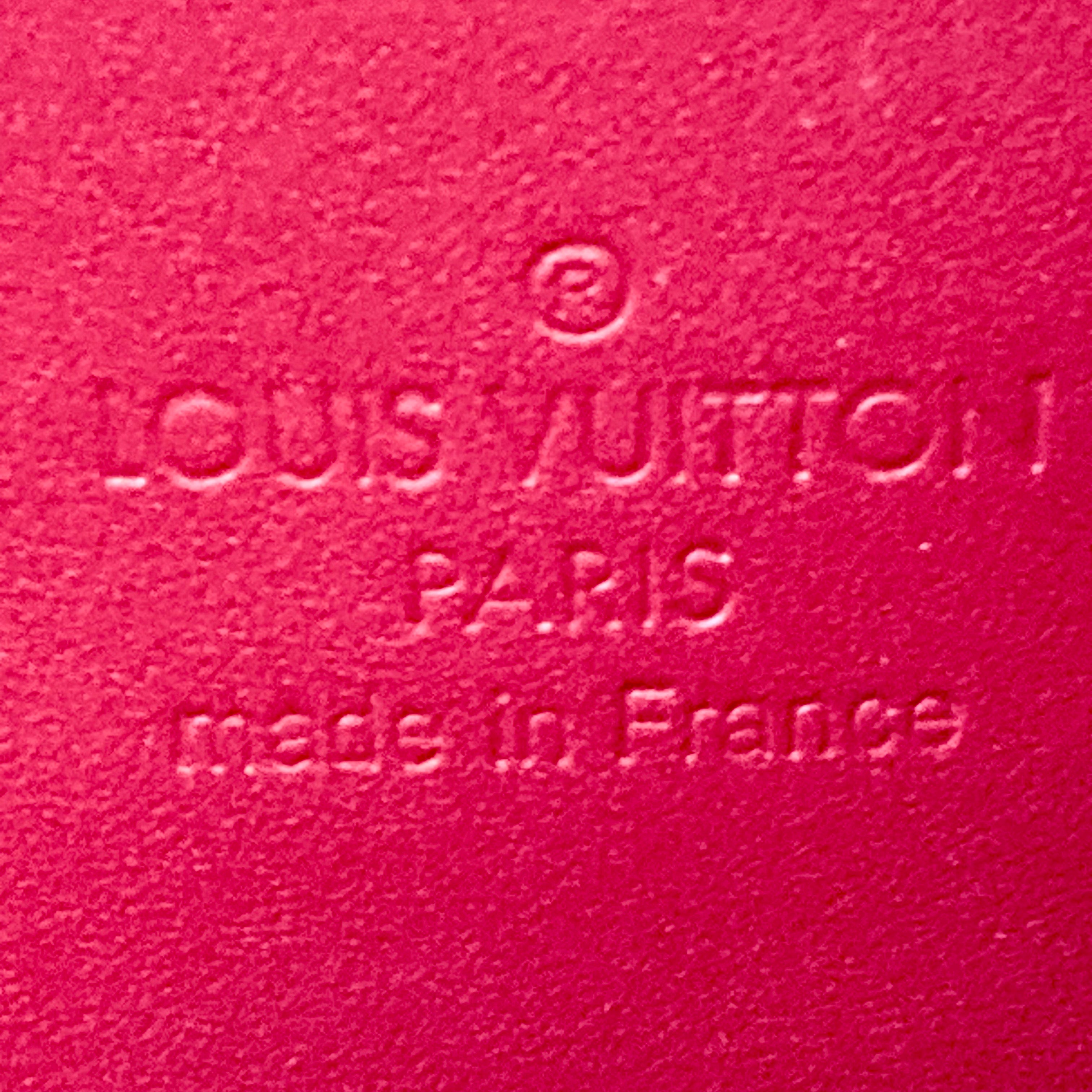 Louis Vuitton Vernis Sunset Boulevard Clutch Amarante