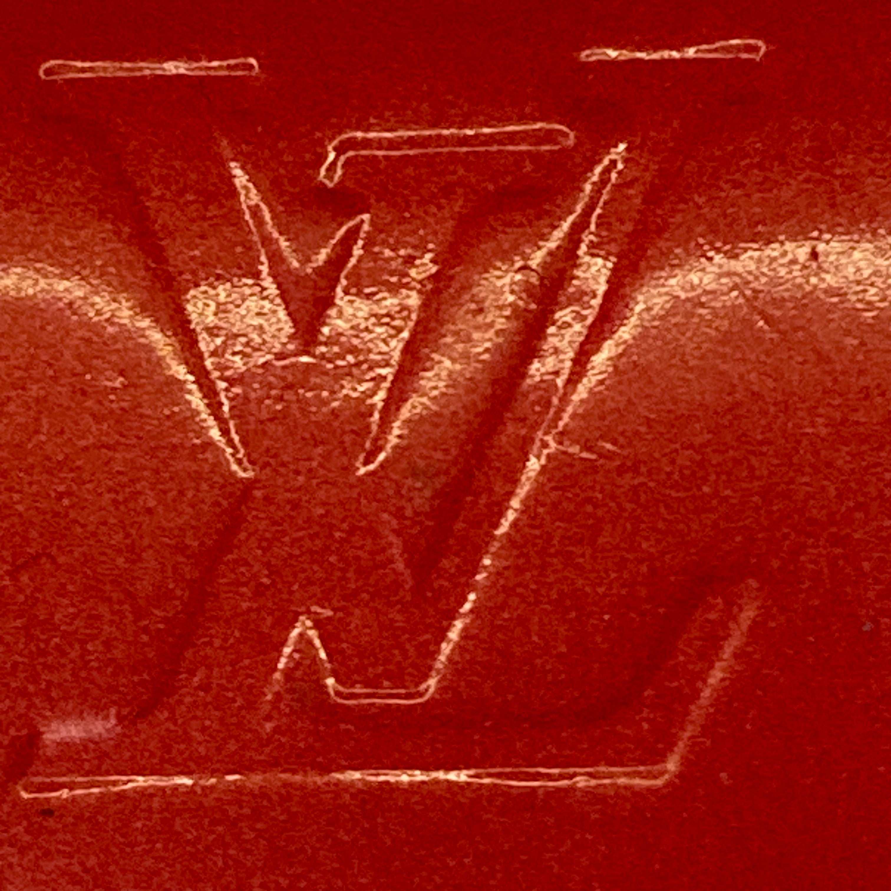 Louis Vuitton Vernis Sunset Boulevard Clutch Amarante