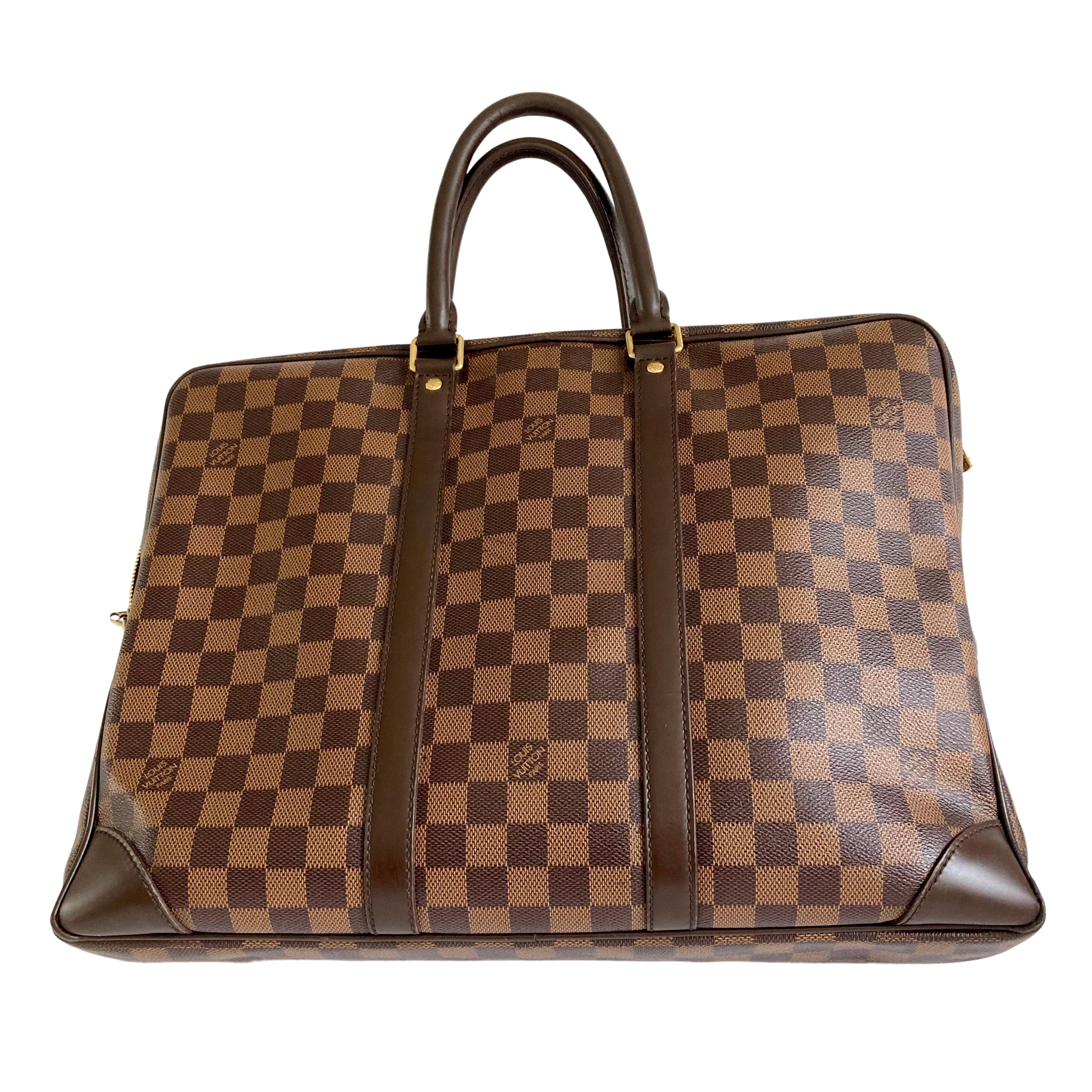 Louis Vuitton Damier Ebene Porte-Documents Voyage Brown
