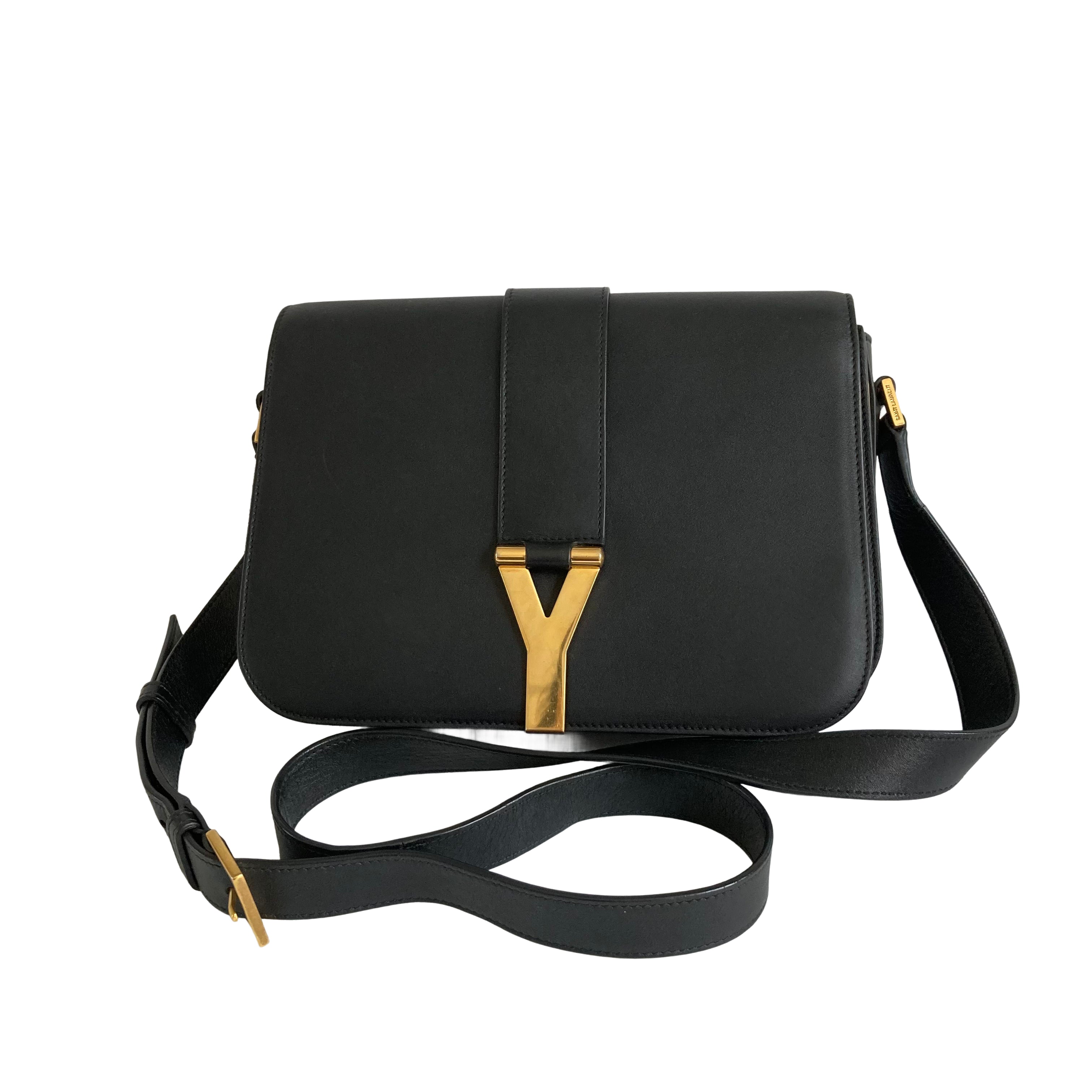 Saint Laurent Cabas Chyc Crossbody Bag Black