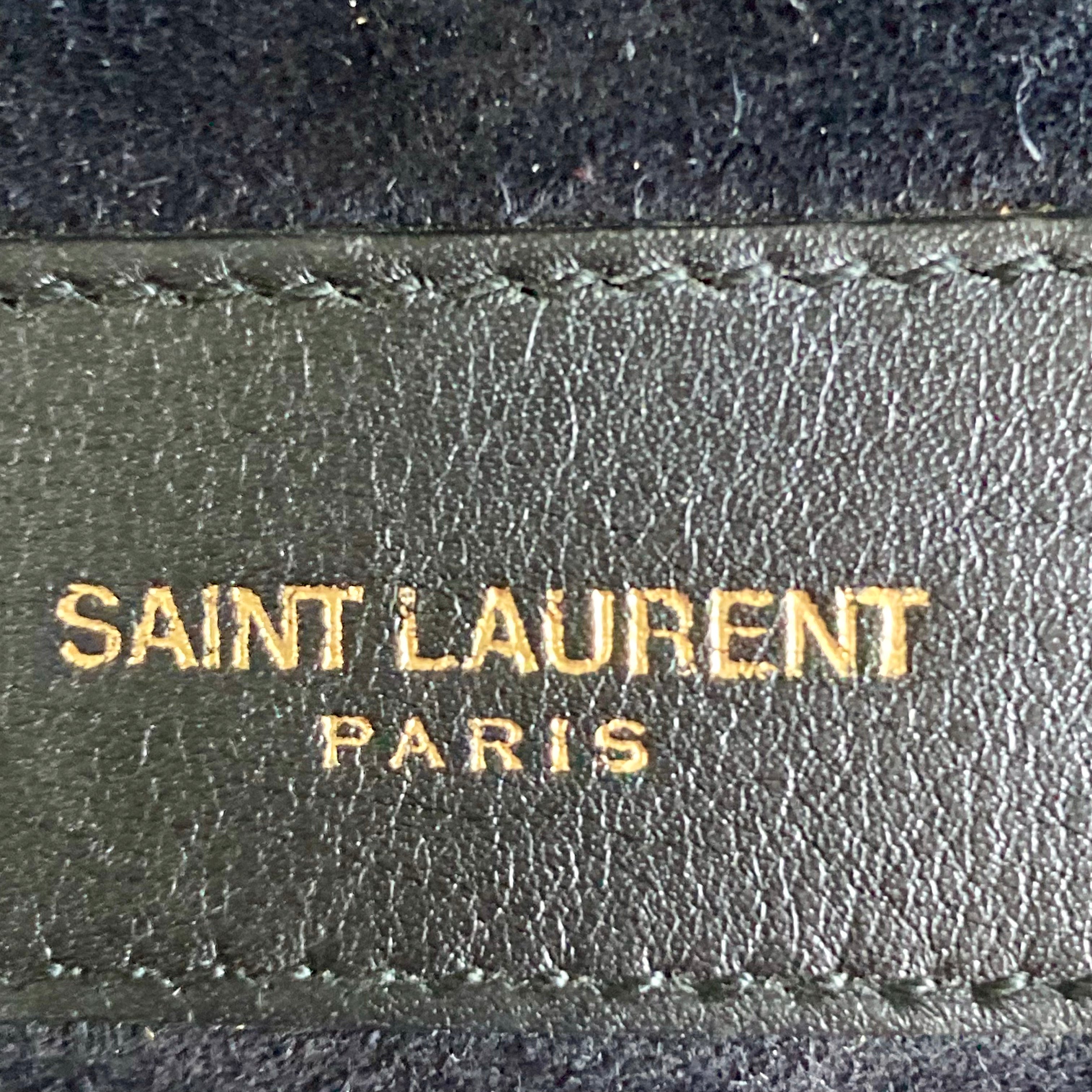 Saint Laurent Cabas Chyc Crossbody Bag Black