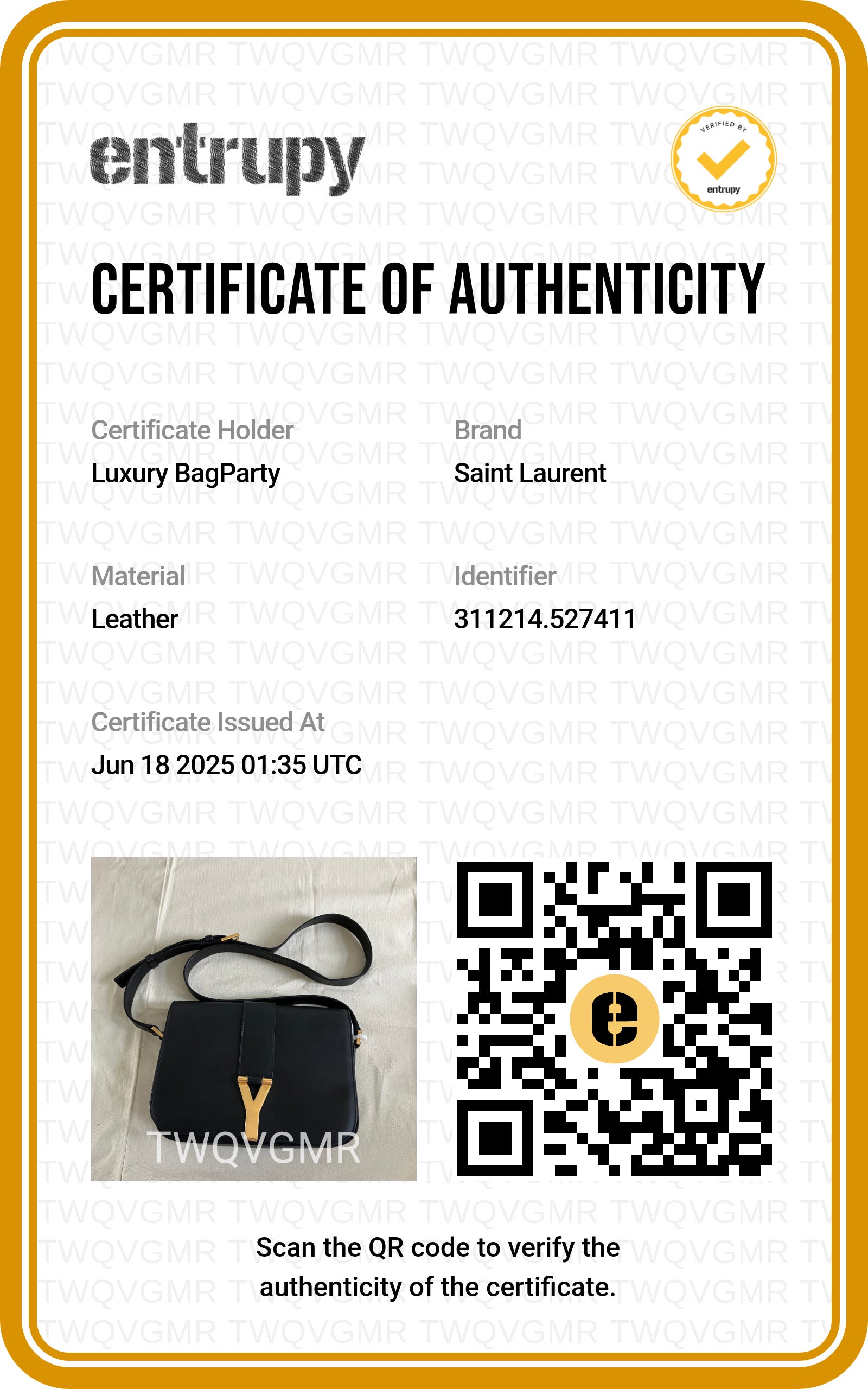 Saint Laurent Cabas Chyc Crossbody Bag Black