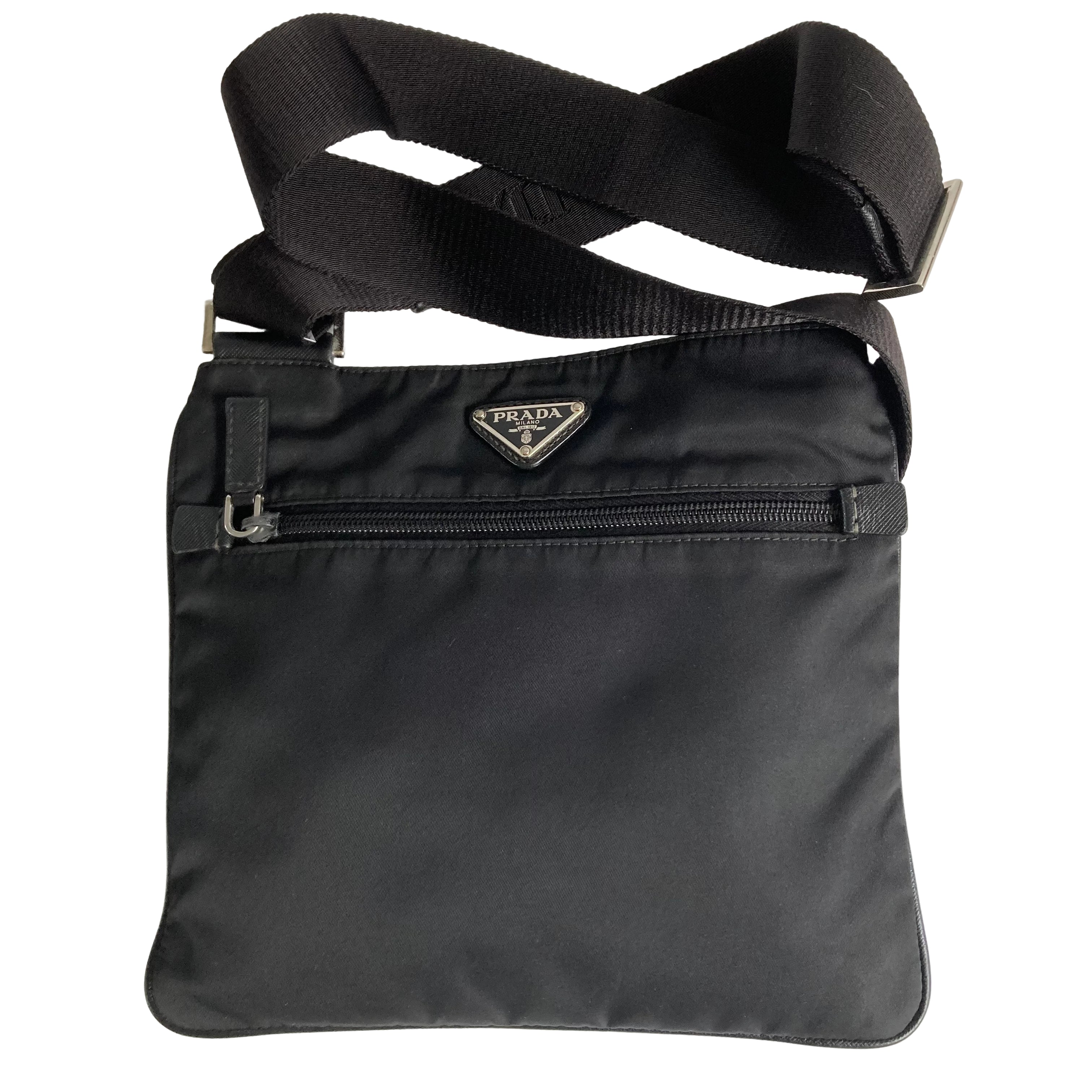 Prada Tessuto Nylon Messenger Bag