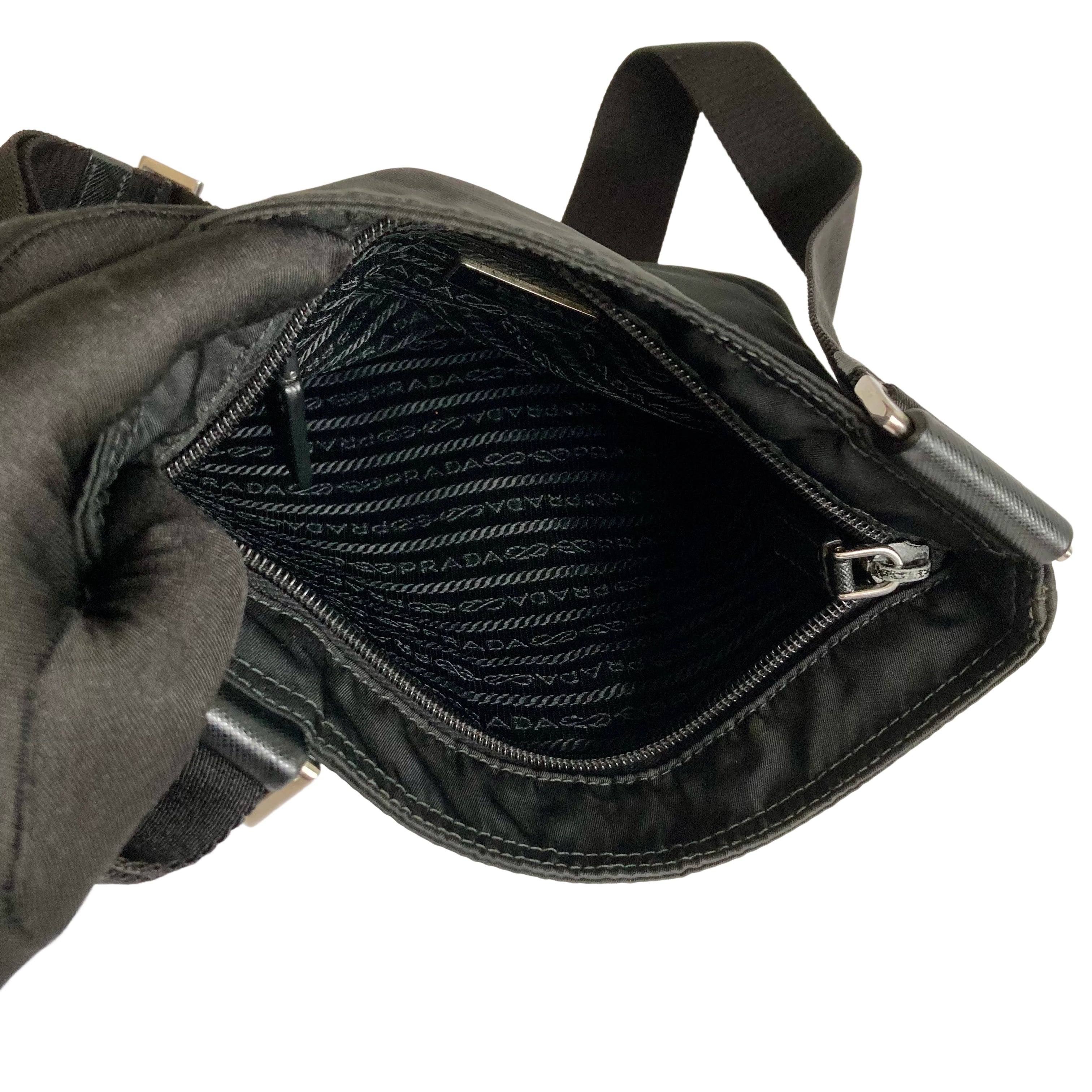 Prada Tessuto Nylon Messenger Bag