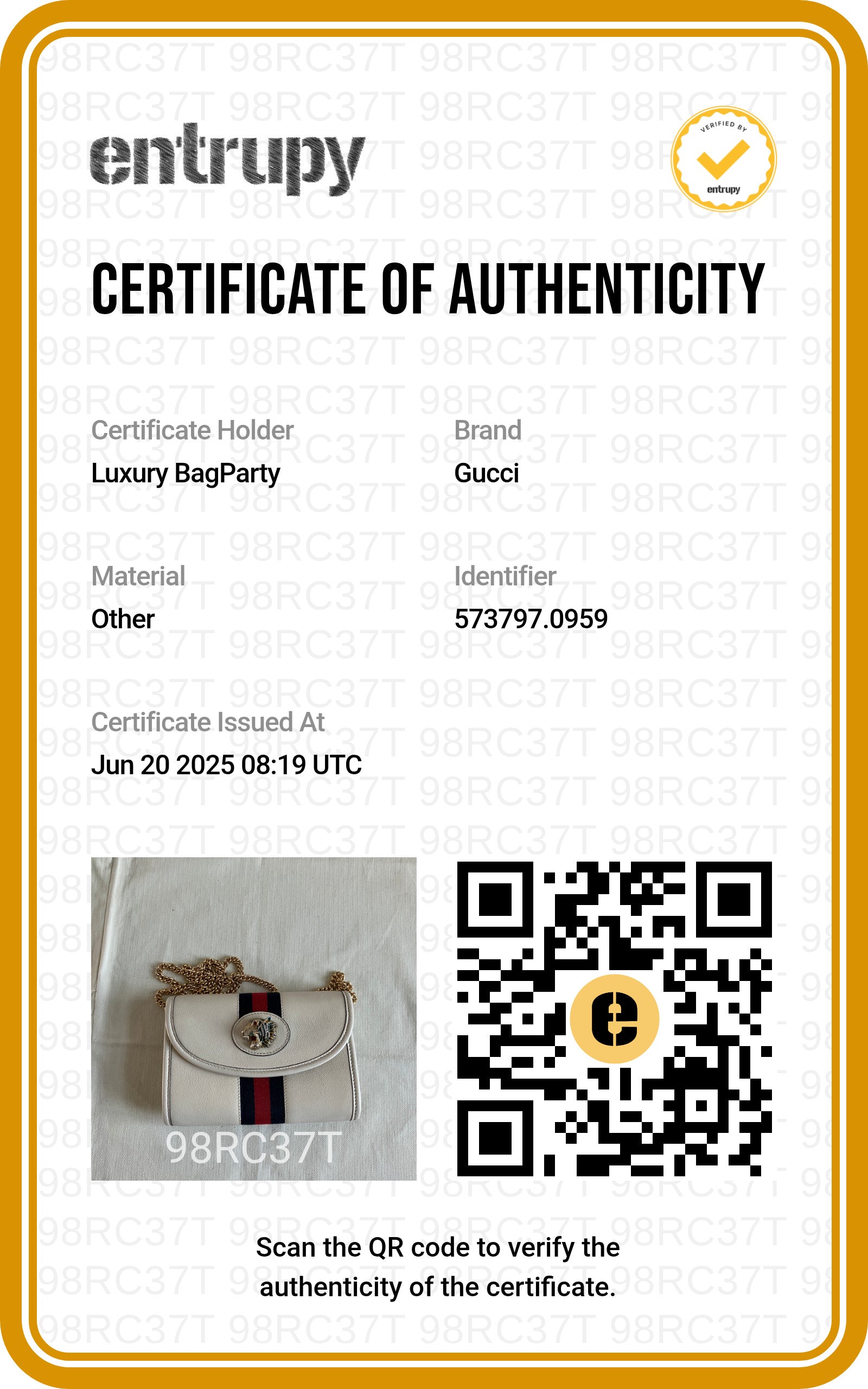 Gucci Vintage Web Stripe Tiger Head Chain Shoulder Bag