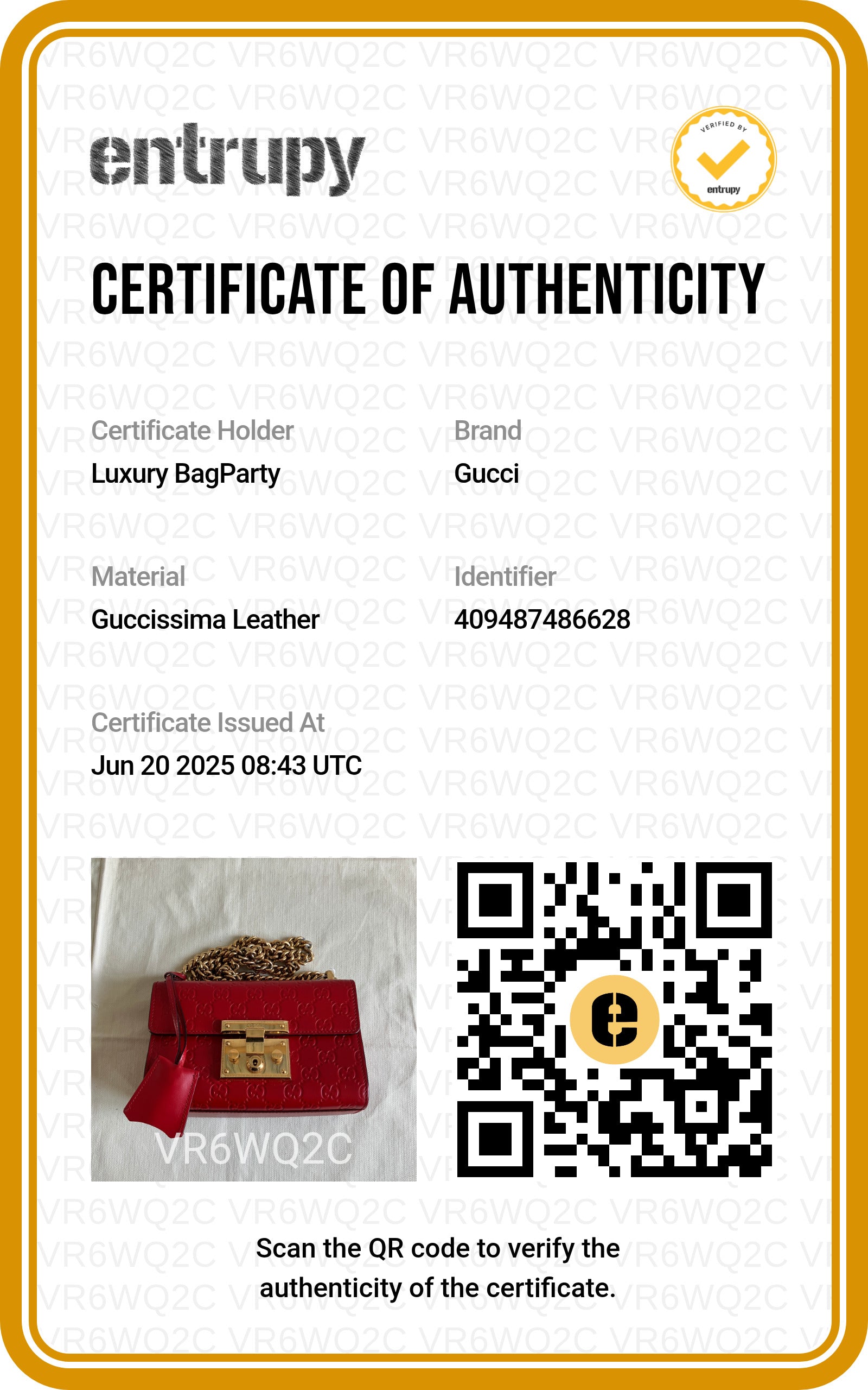 Gucci GG Marmont Red Patent Leather Mini Shoulder Bag