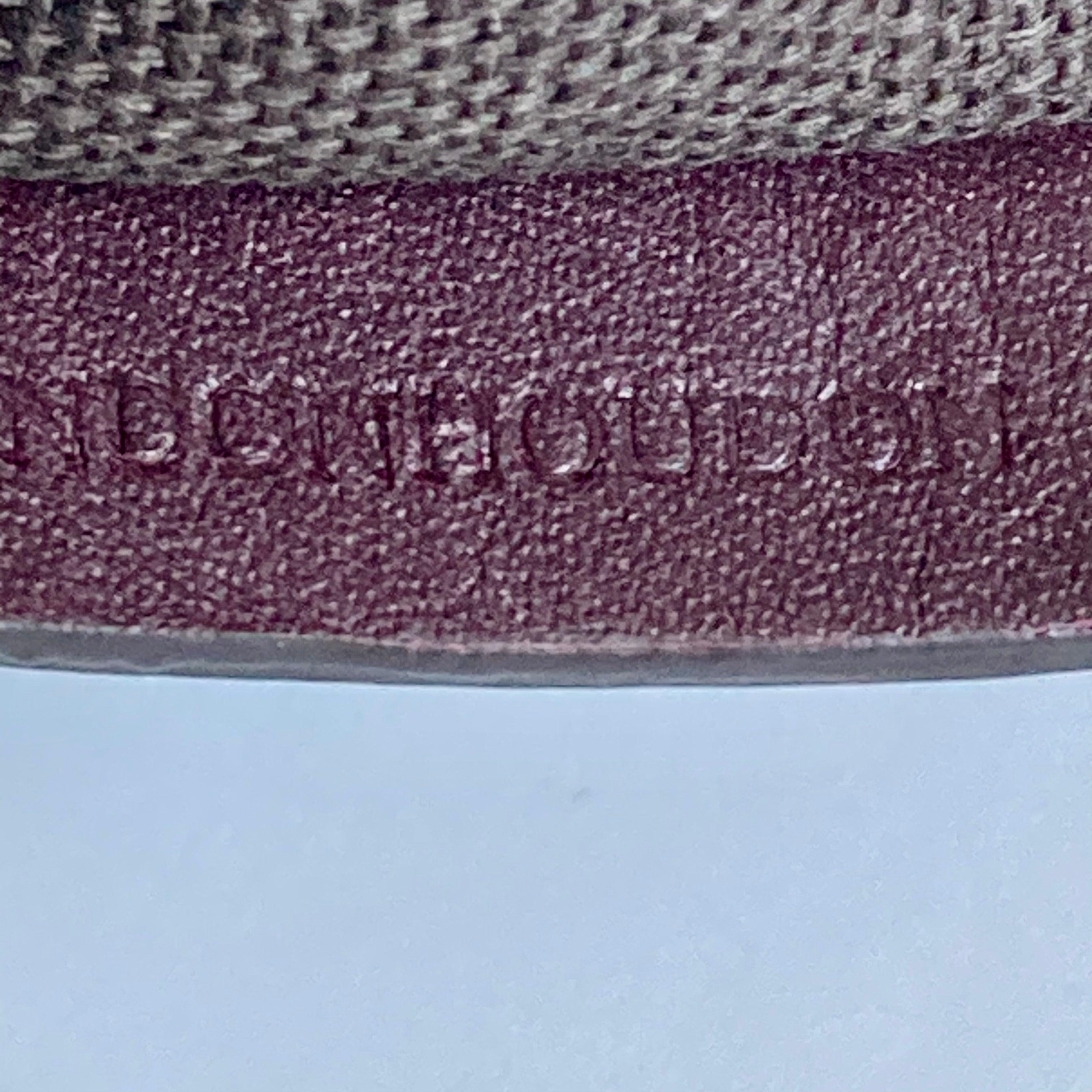 Burberry Classic Monogram Haymarket Tote Bag