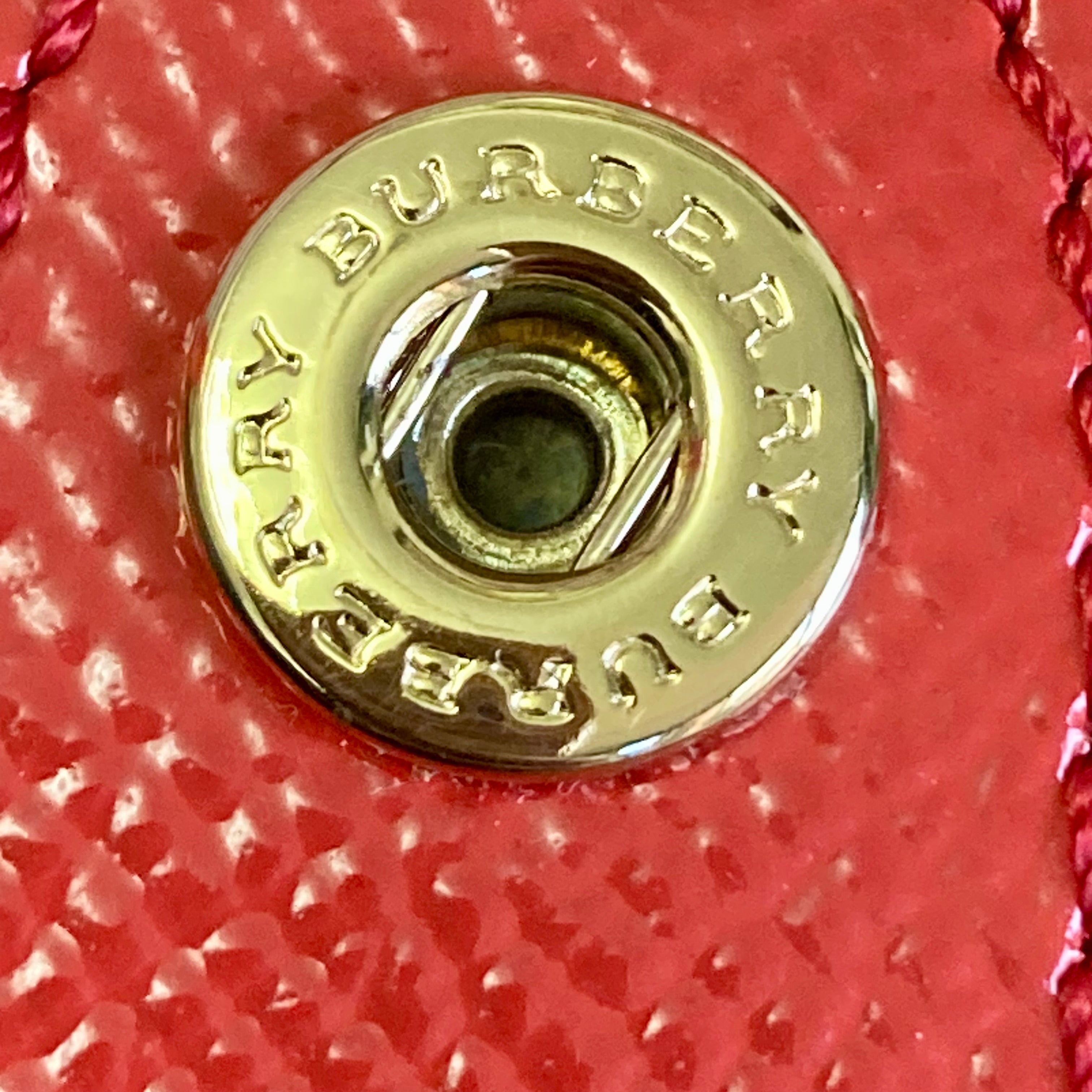 Burberry Horseferry Check Red Trim Tote