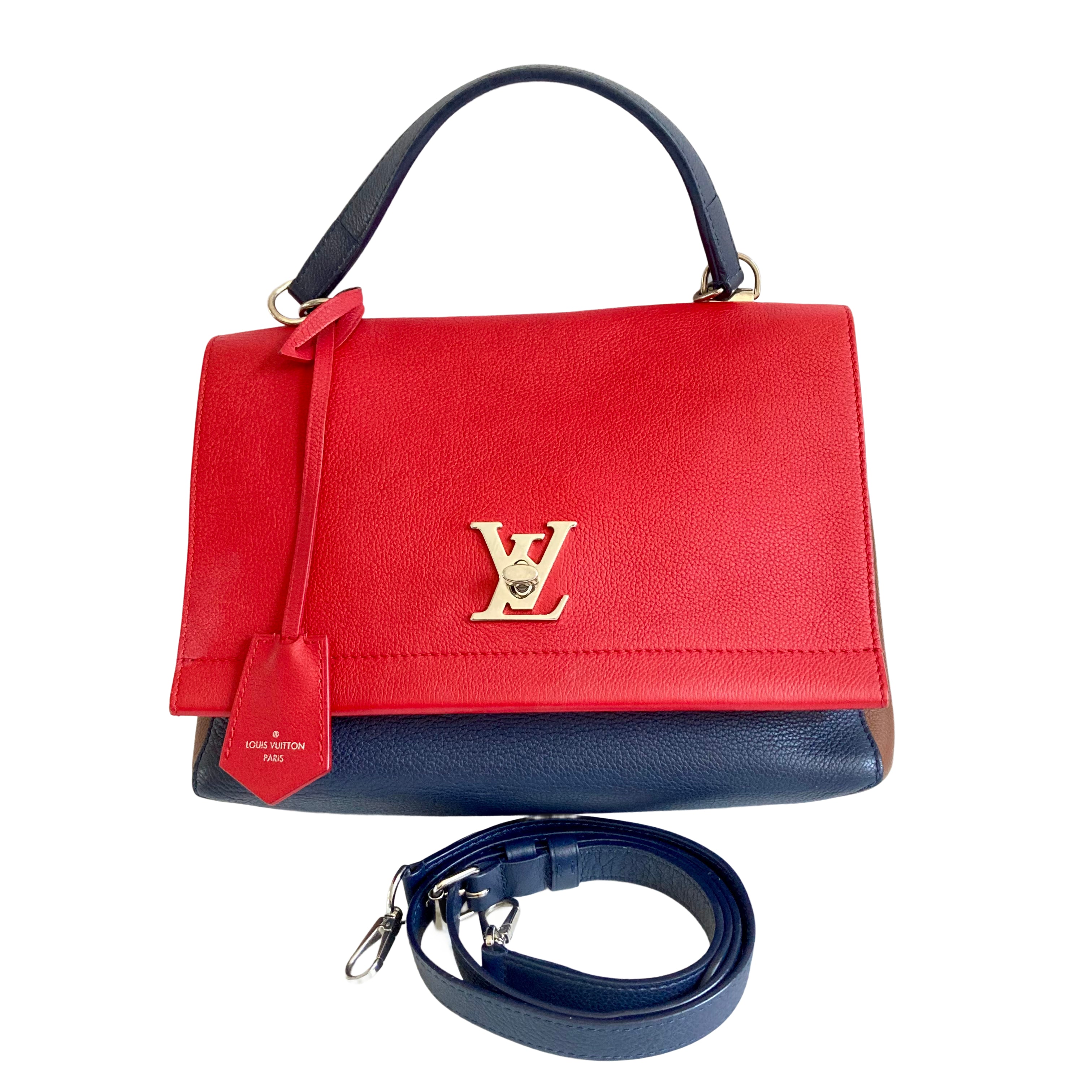 Louis Vuitton Lockme Red Navy
