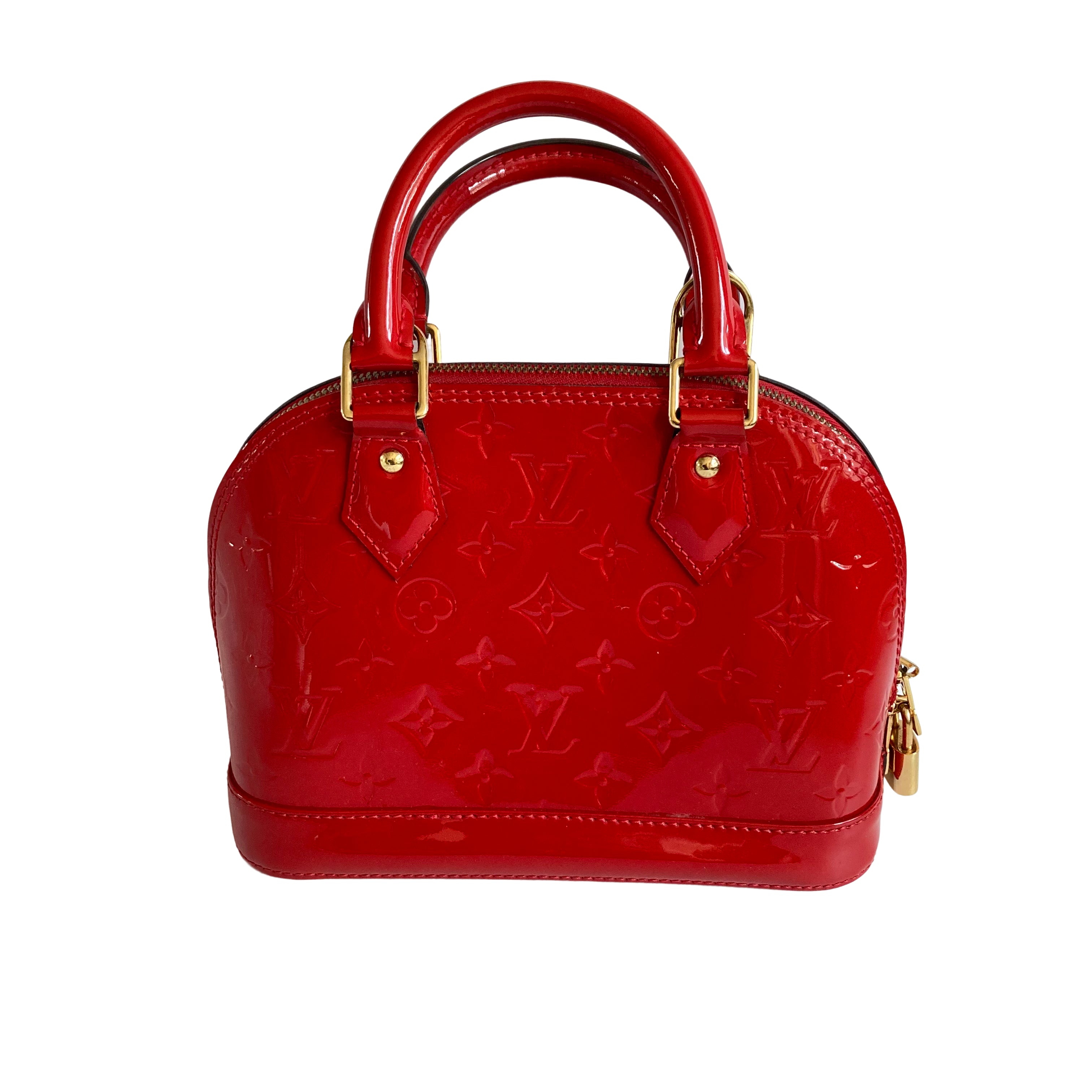 Louis Vuitton Alma BB Vernis Red