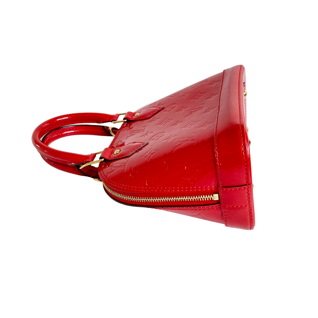 Louis Vuitton Alma BB Vernis Red