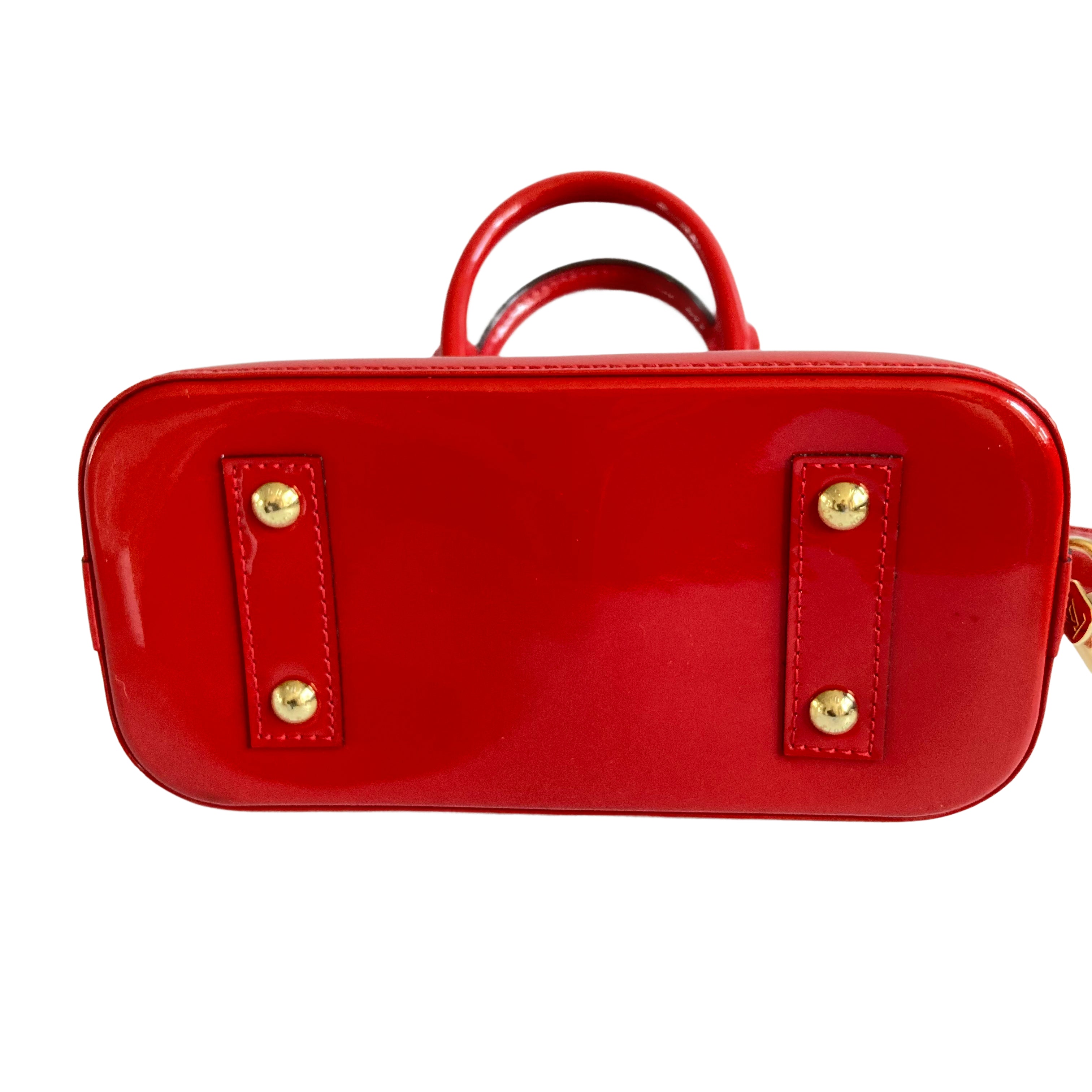Louis Vuitton Alma BB Vernis Red