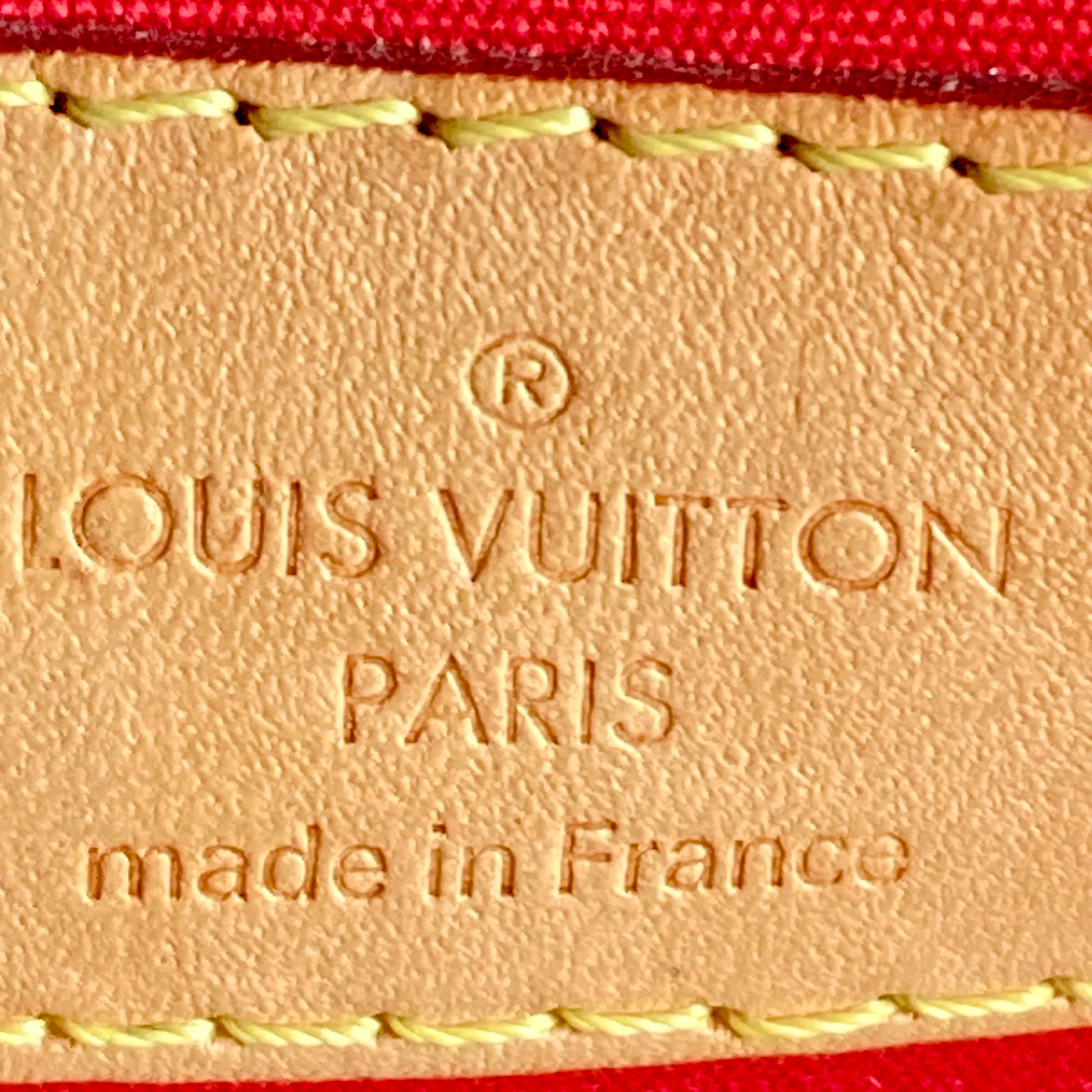 Louis Vuitton Alma BB Vernis Red
