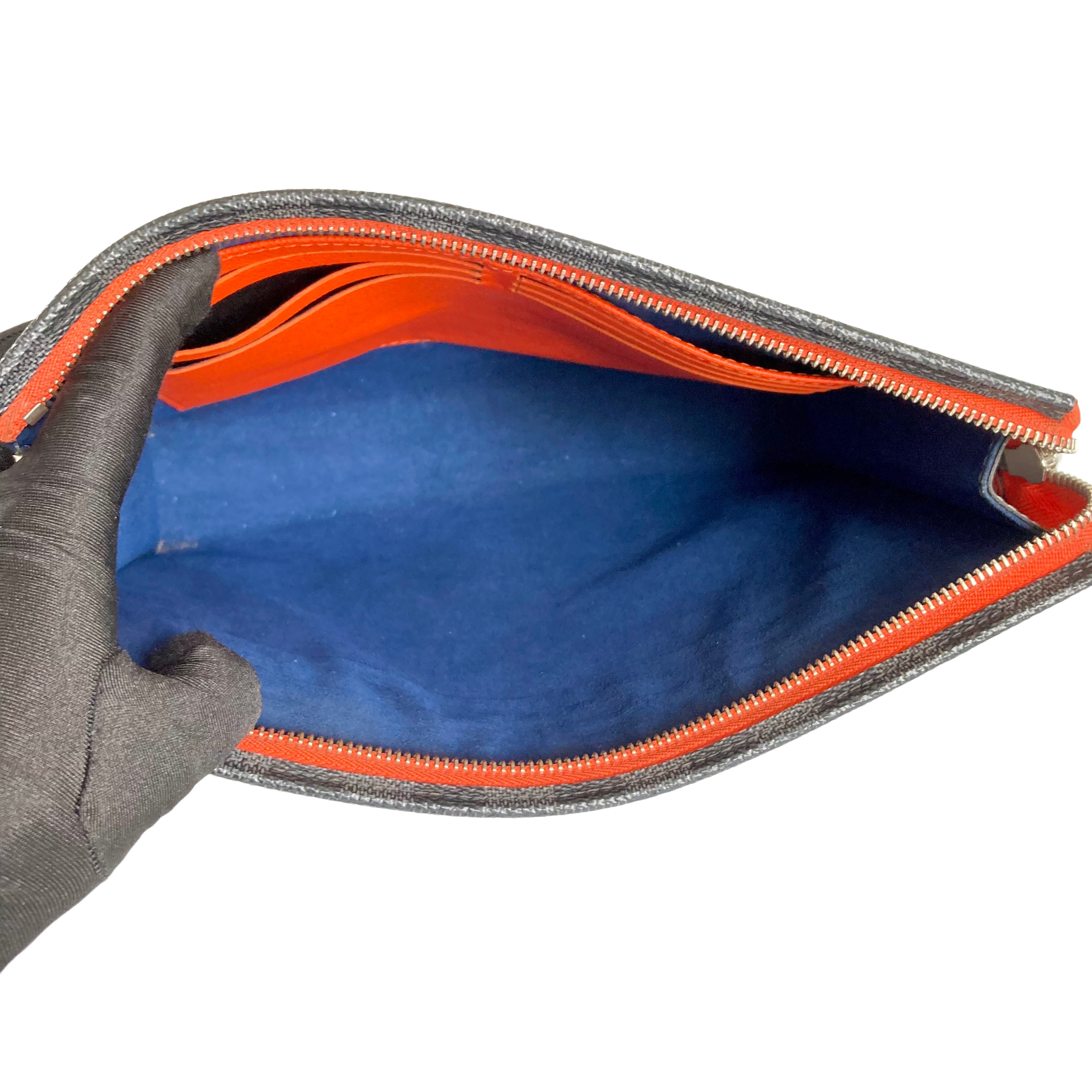 Louis Vuitton Epi Pouch Blue