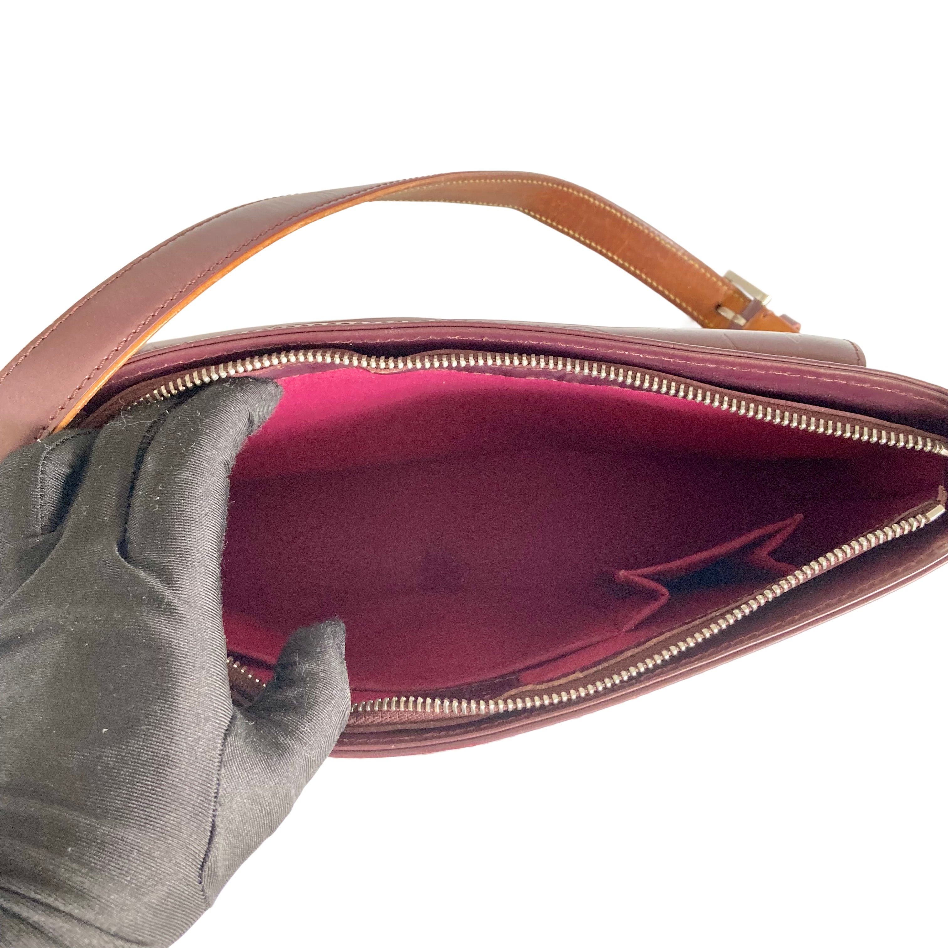 Louis Vuitton Lexington Vernis Shoulder Bag (Violette Monogram Vernis )