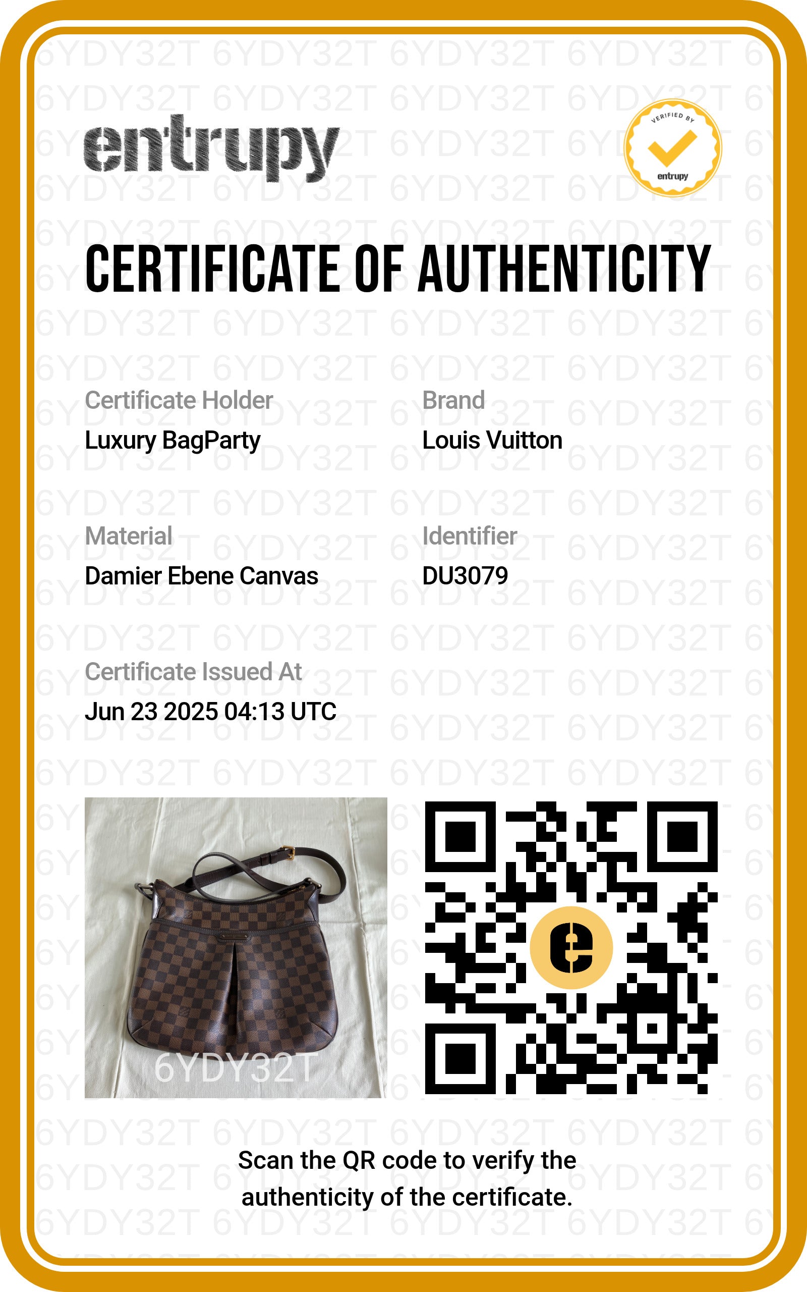 Louis Vuitton Damier Ebene Bloomsbury Tote PM