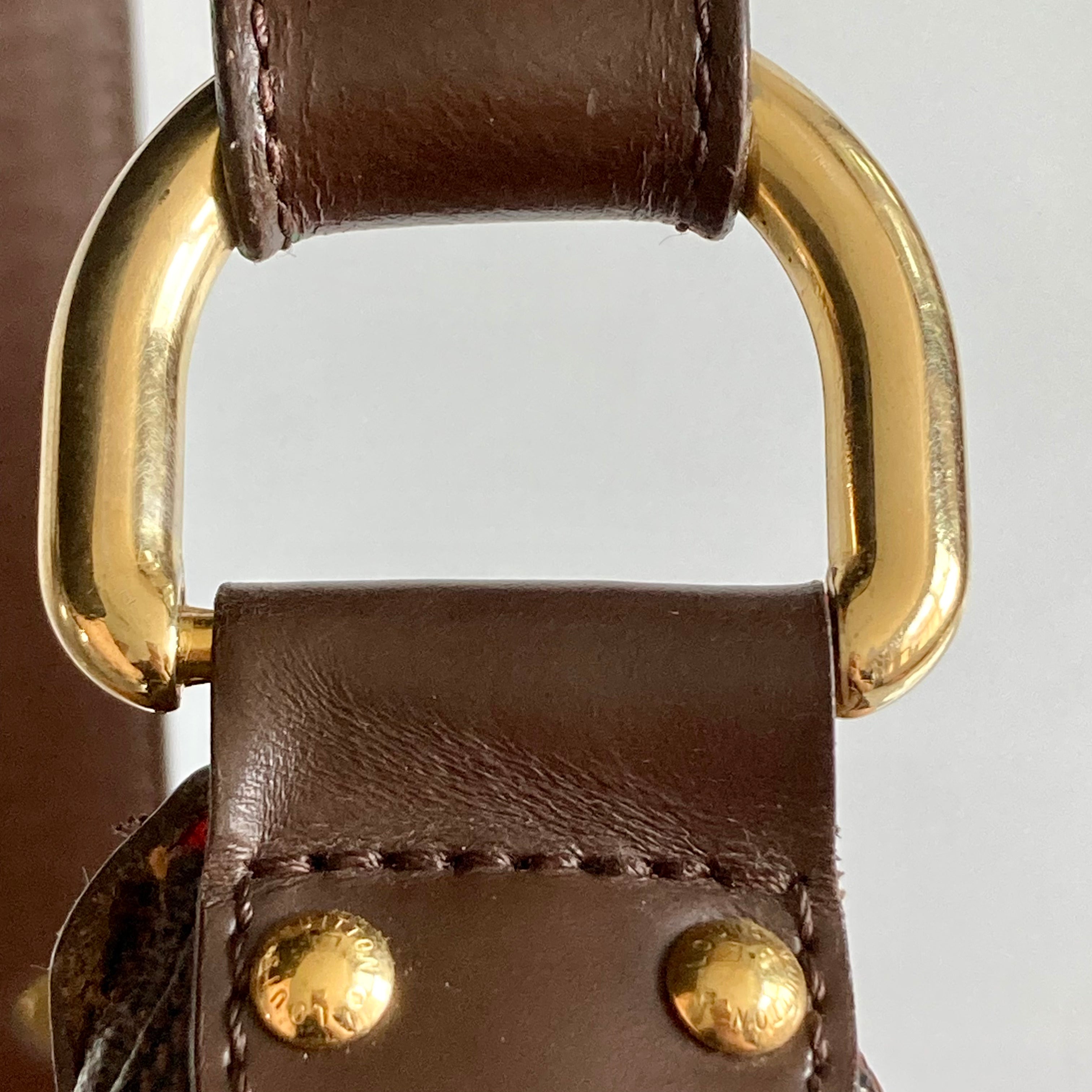 Louis Vuitton Damier Ebene Highbury Shoulder Bag