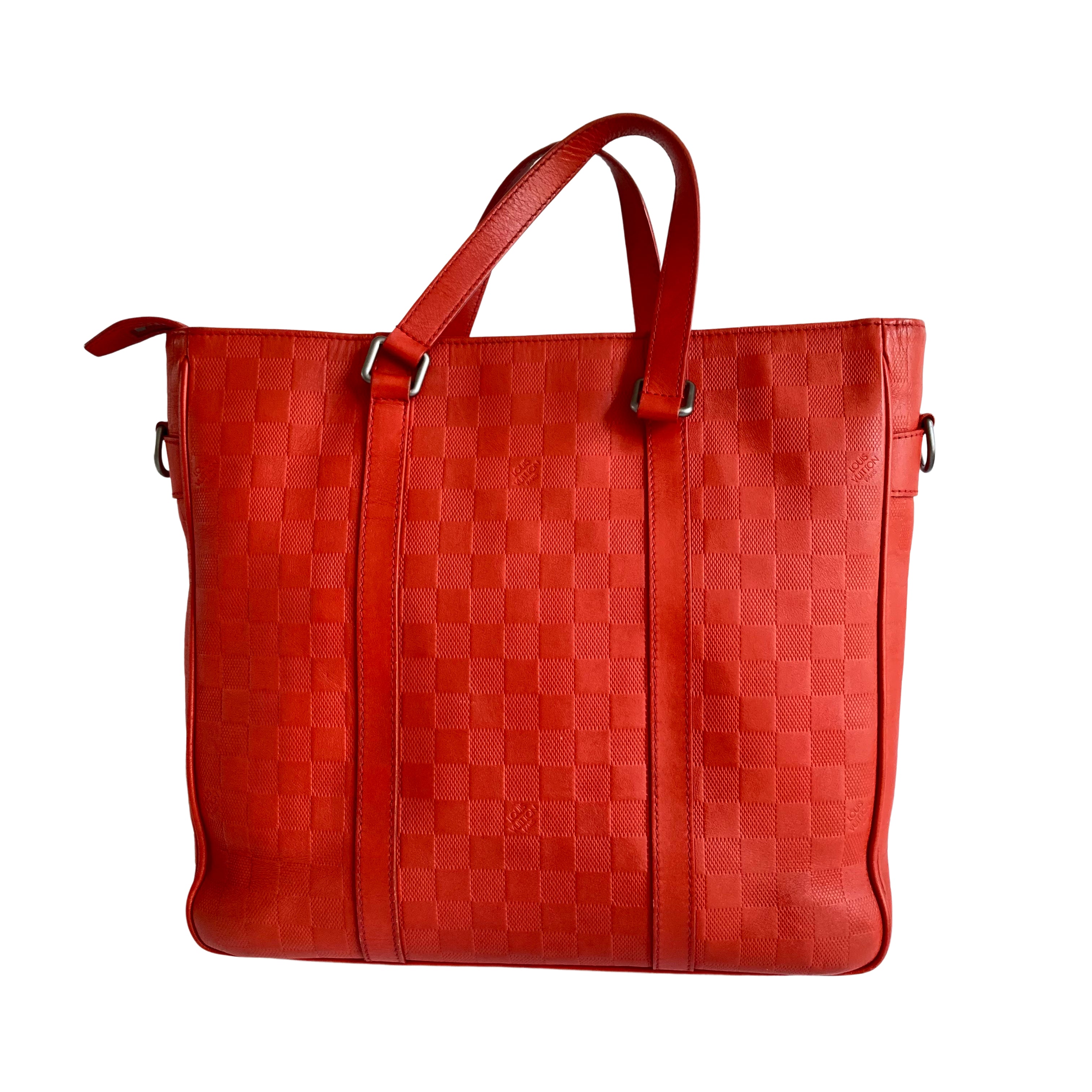 Louis Vuitton Damier Infini Tadao Tote (Red)