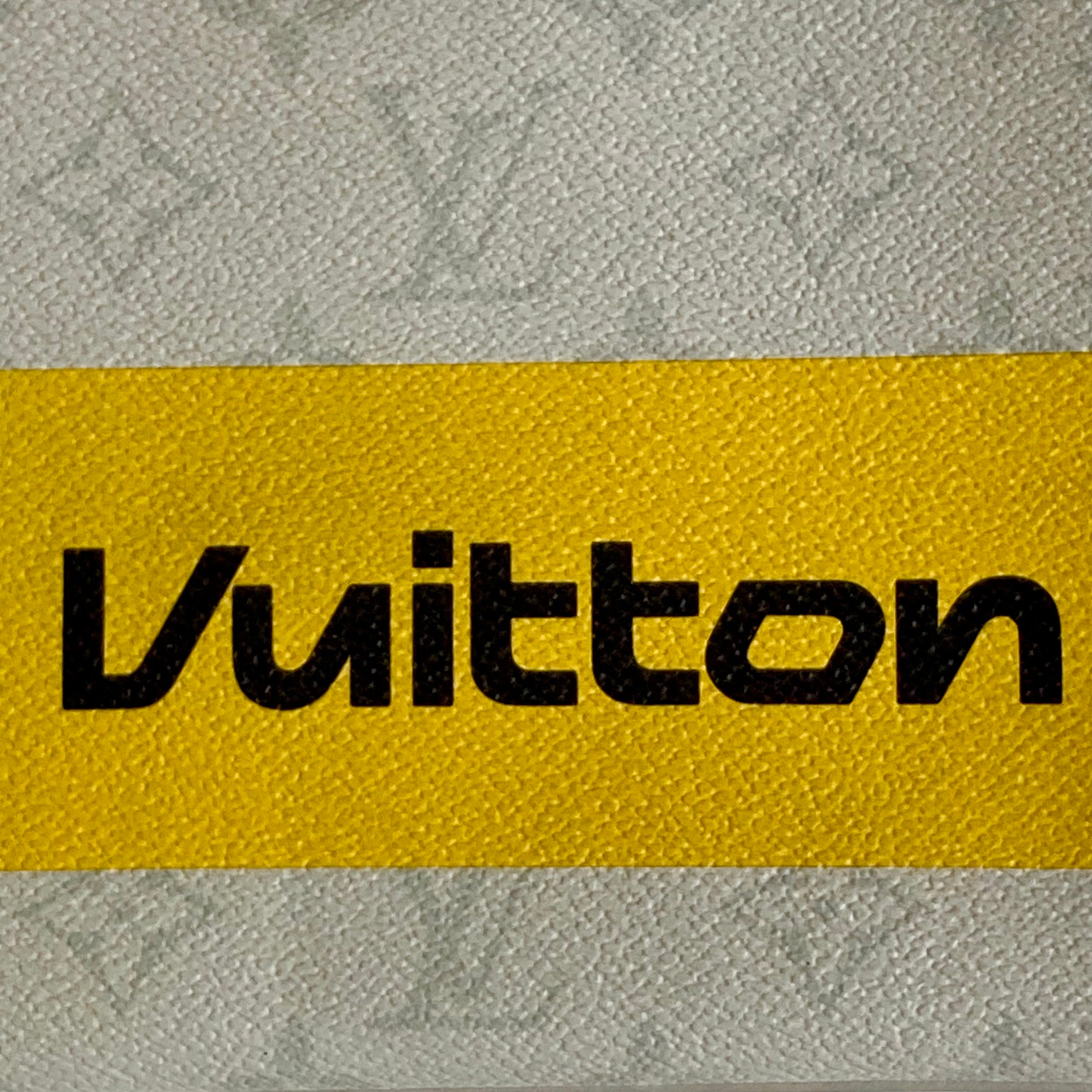 Louis Vuitton Pochette Jour Pouch White (With Yellow LV TAG)