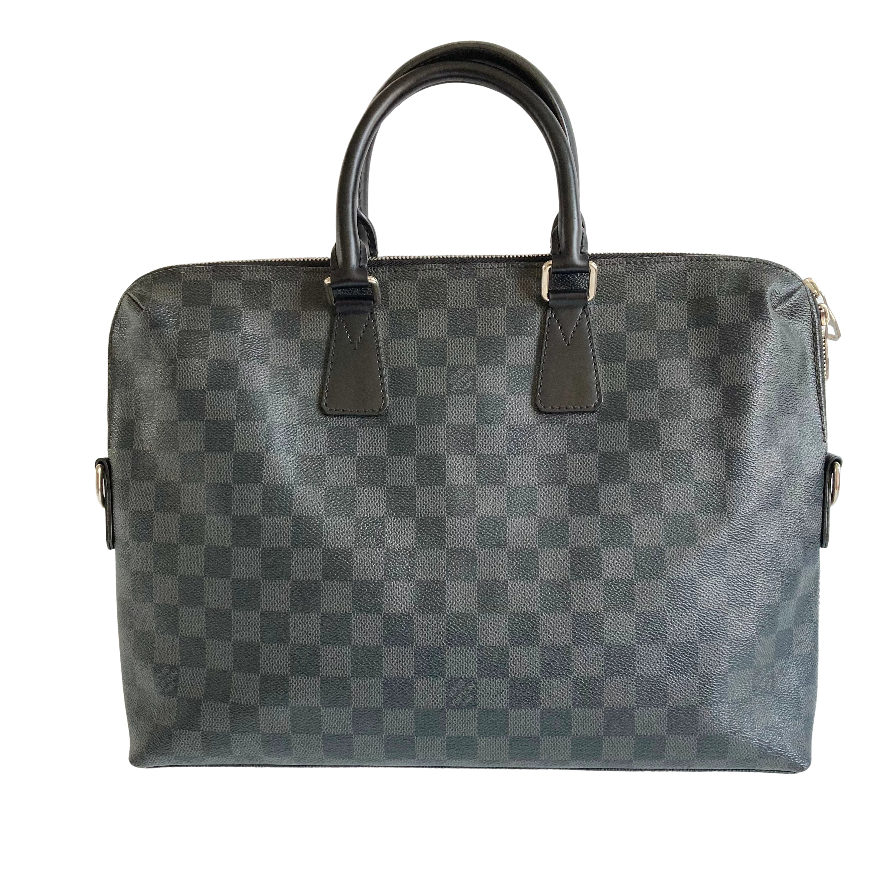 Louis Vuitton Damier Graphite Briefcase / Porte-Documents Voyage (Damier Graphite Canvas)