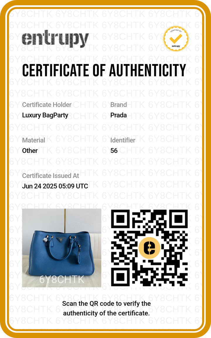 Prada Logo-Lettering Tote Bag Blue