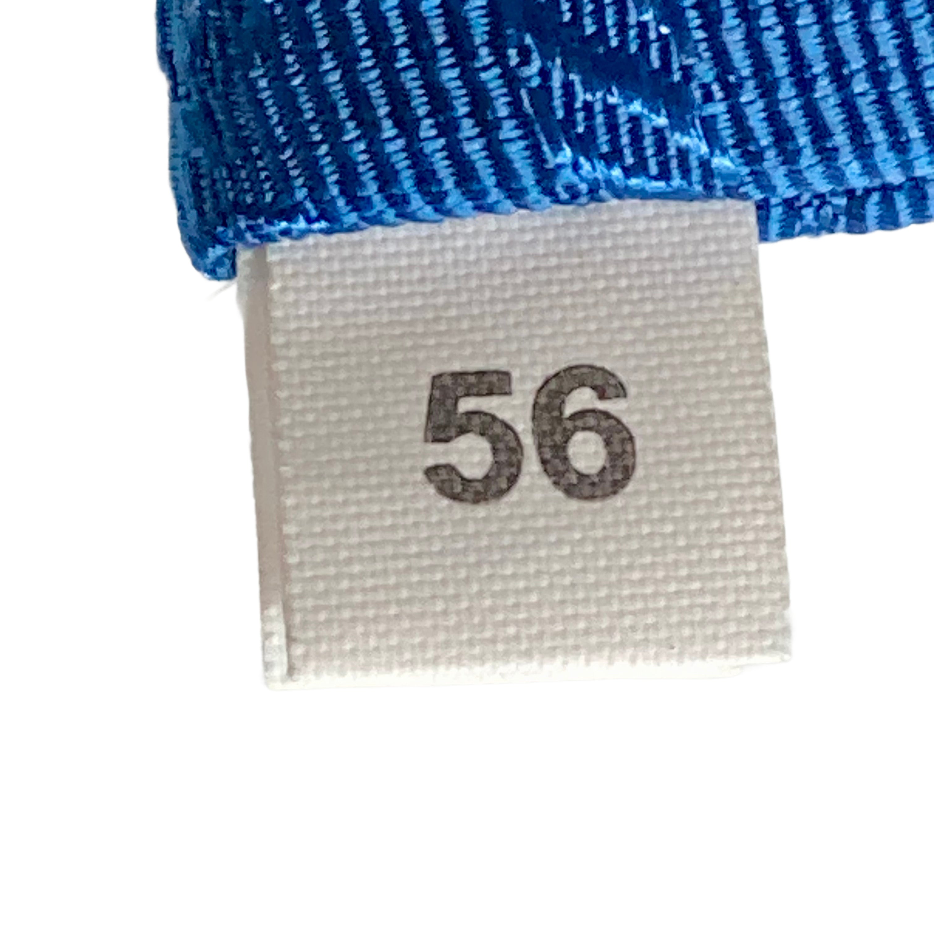 Prada Logo-Lettering Tote Bag Blue