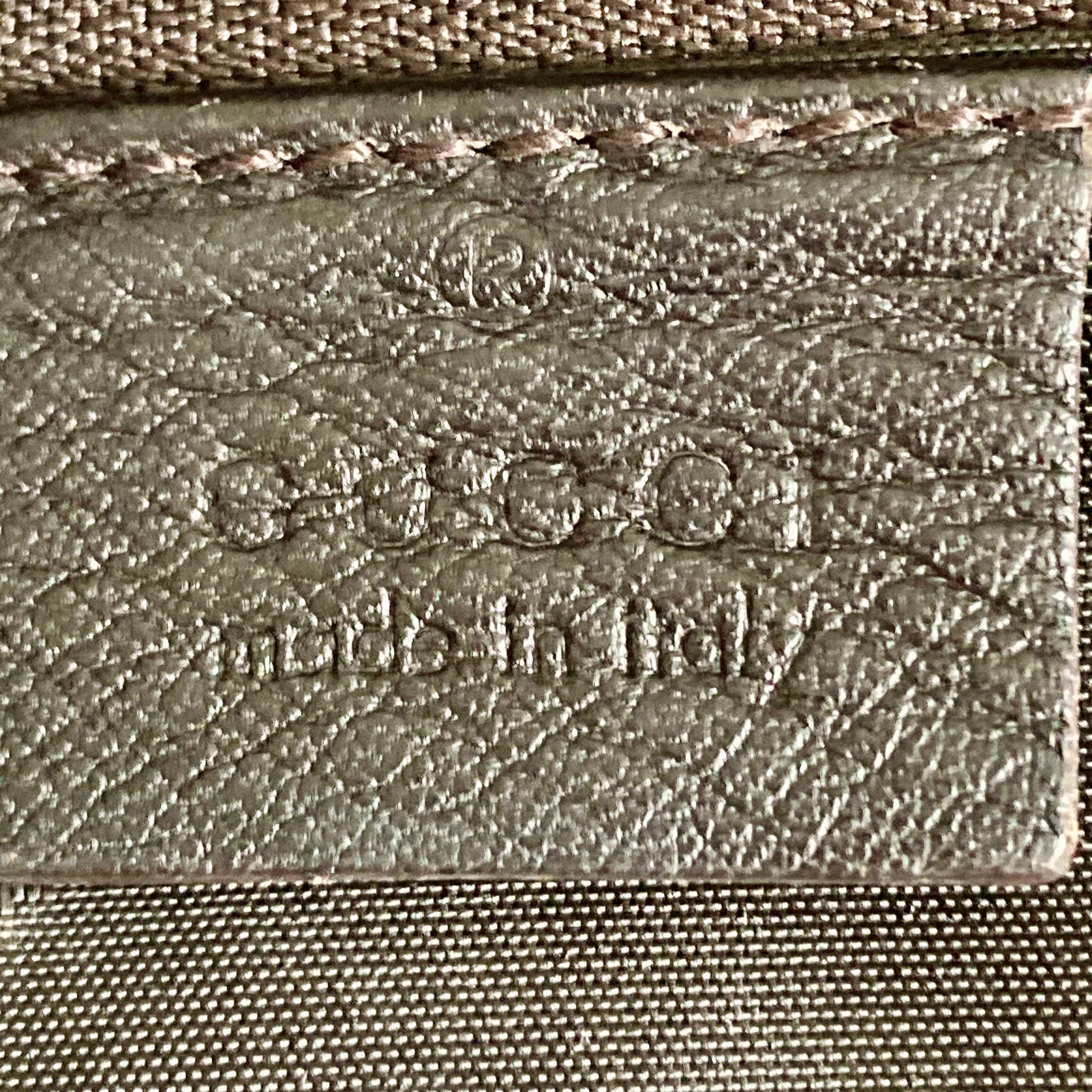 Gucci GG Guccissima Leather Briefcase Black