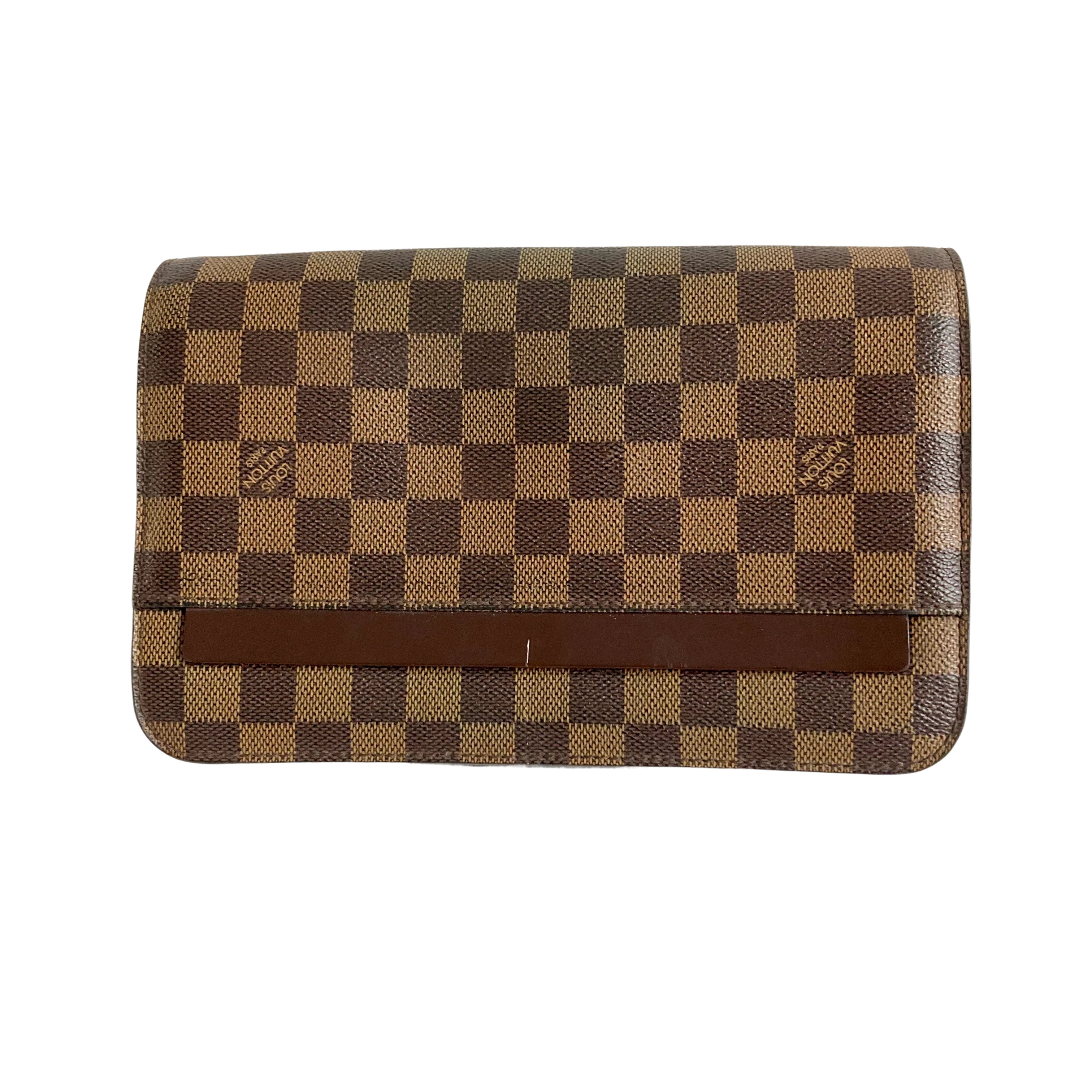Louis Vuitton Damier Ebene Pochette Pouch