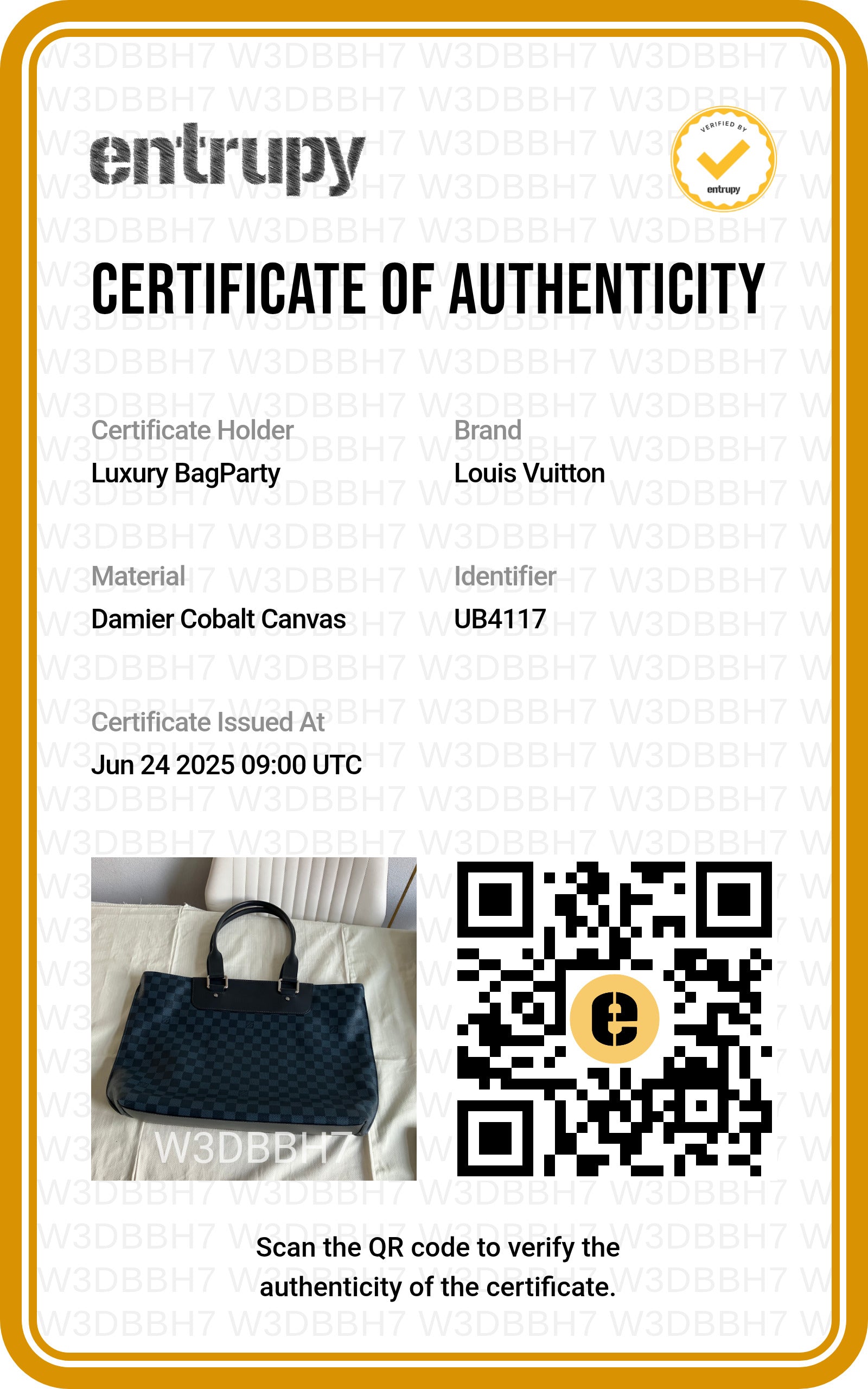 Louis Vuitton Damier Graphite Hippo Voyage Tote Bag