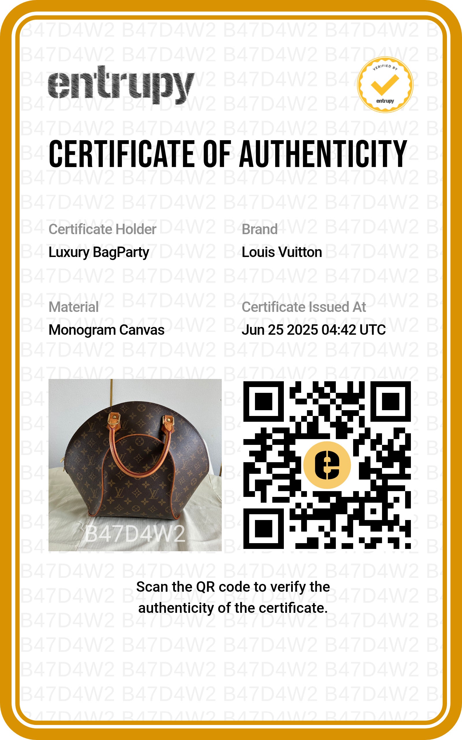 Louis Vuitton Monogram Canvas Ellipse MM