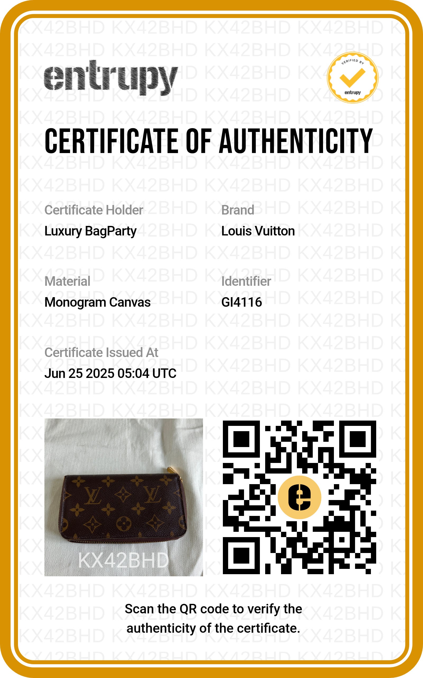 Louis Vuitton Classic Monogram Wallet