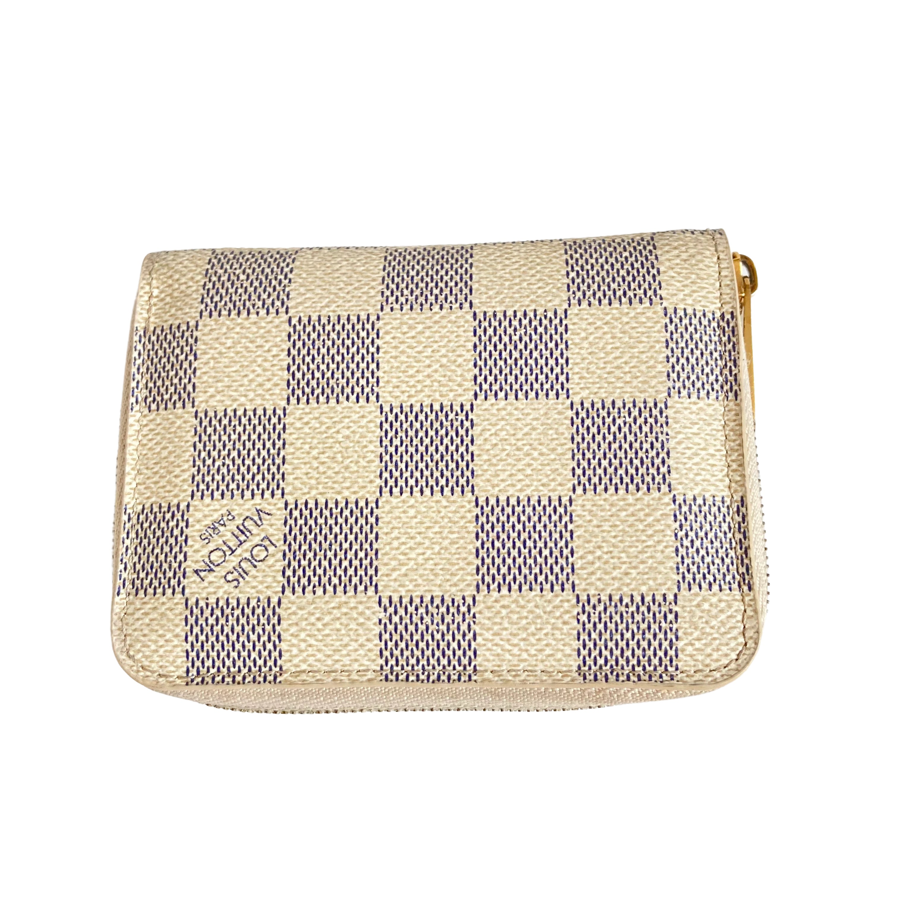 Louis Vuitton Zippy Coin Purse Damier Azur