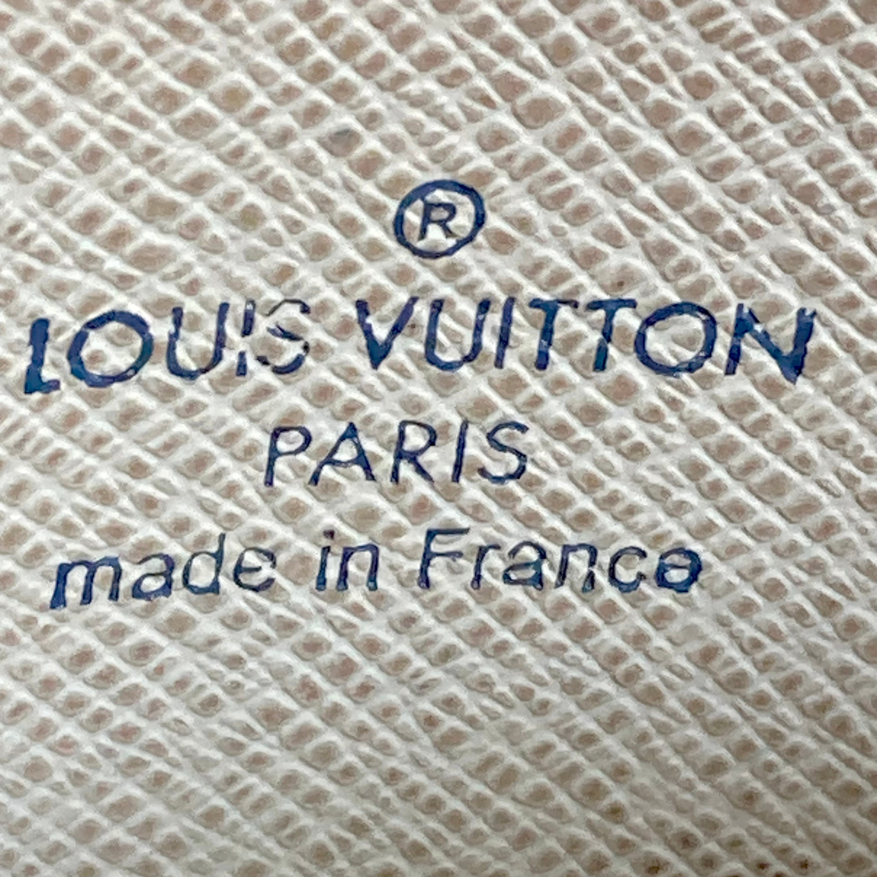Louis Vuitton Zippy Coin Purse Damier Azur