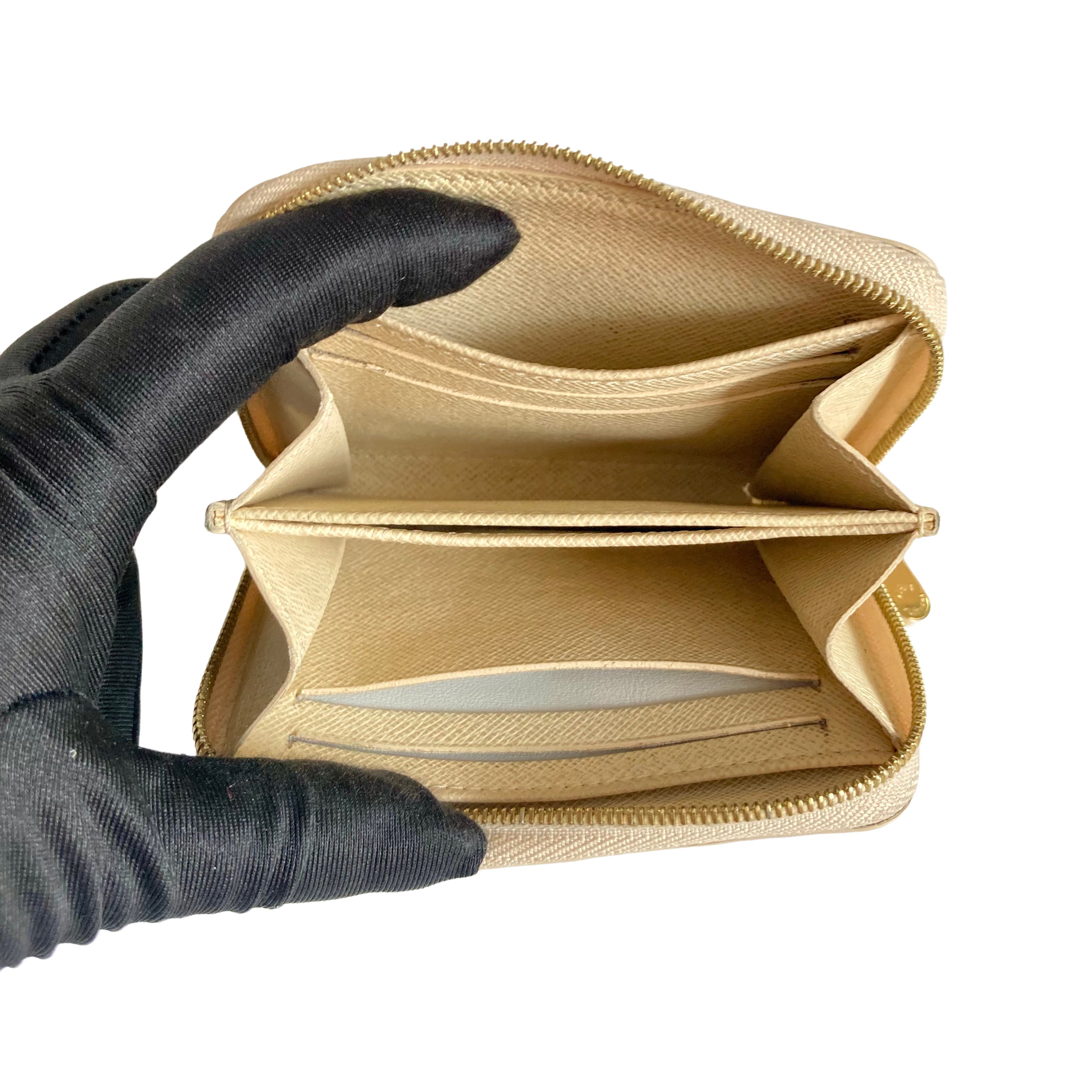 Louis Vuitton Zippy Coin Purse Damier Azur