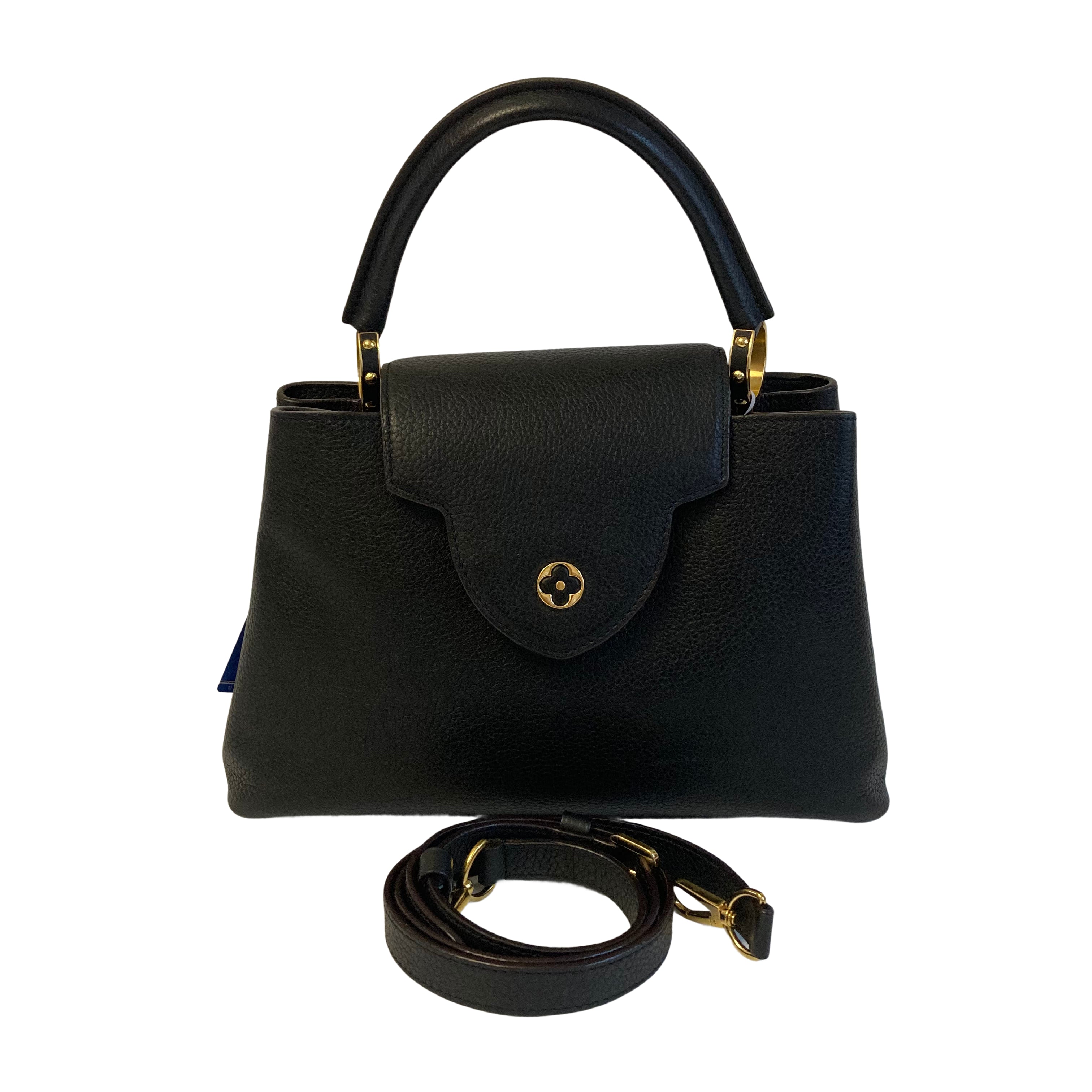 Louis Vuitton Capuccine PM Black