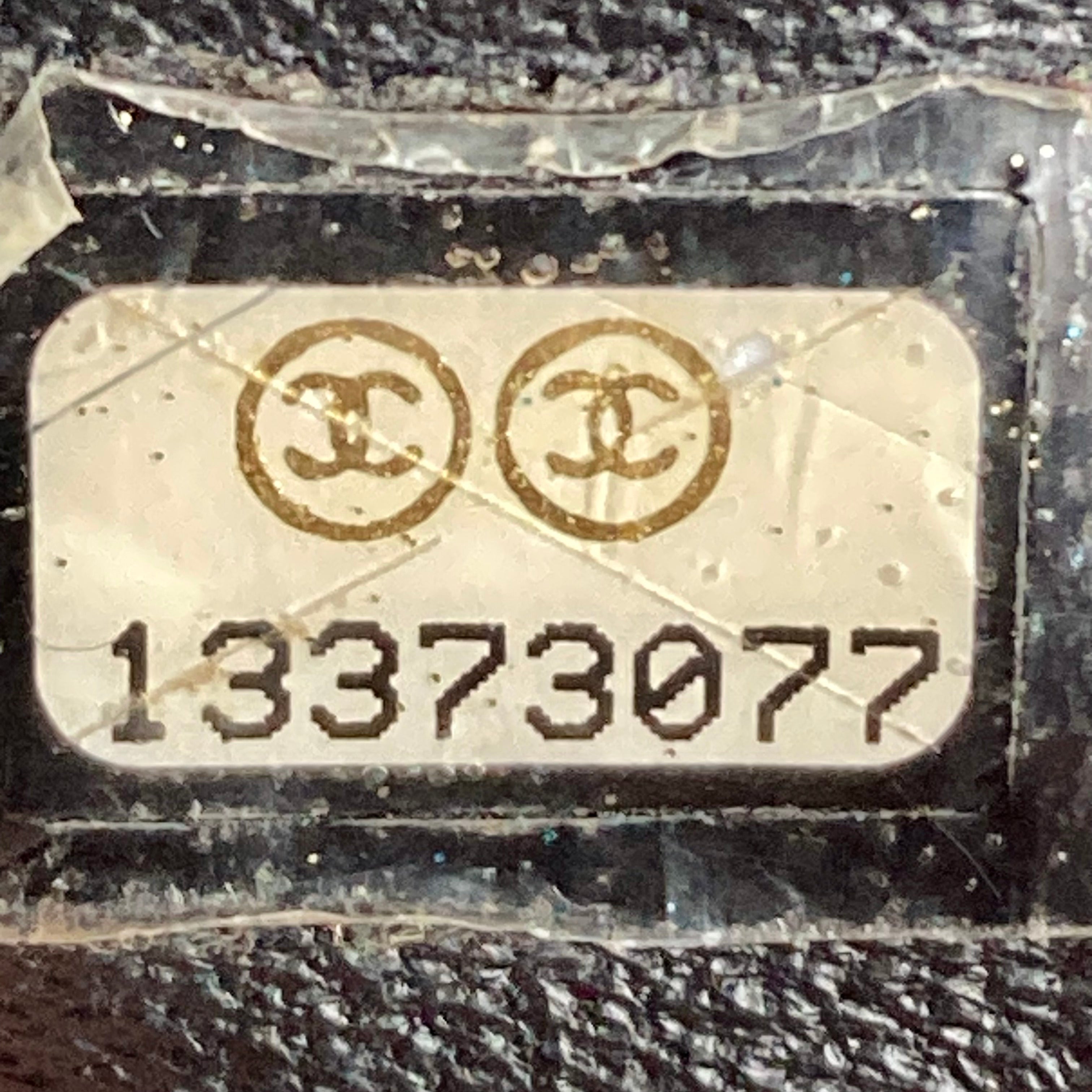 Chanel Caviar Quilted Single Flap Jumbo Black/Silver