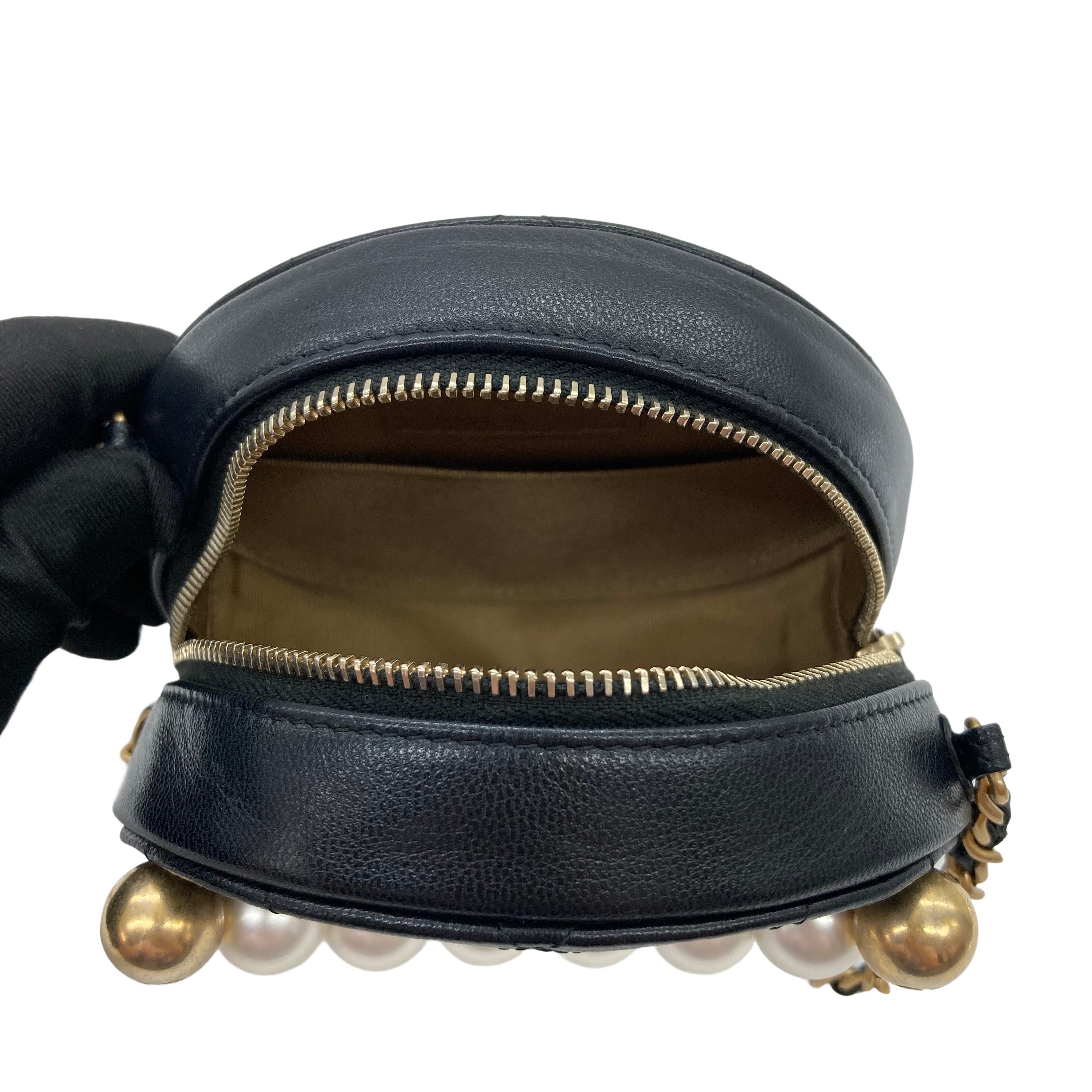 Chanel Pearl Mini Round Bag