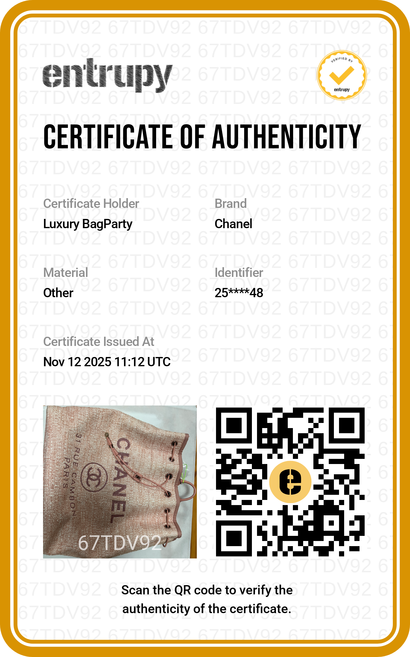 Chanel Tweed Deauville Backpack Pink