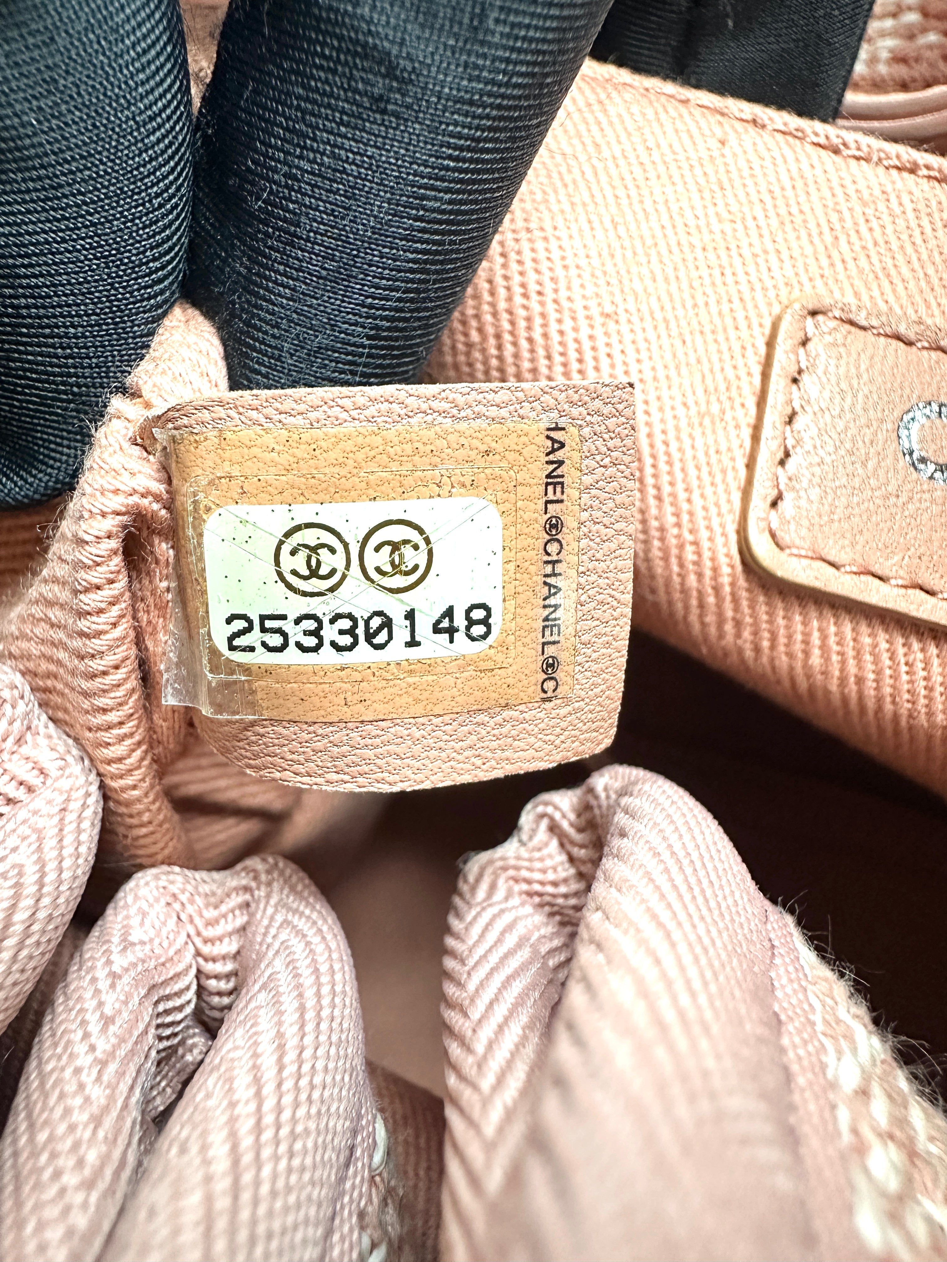 Chanel Tweed Deauville Backpack Pink