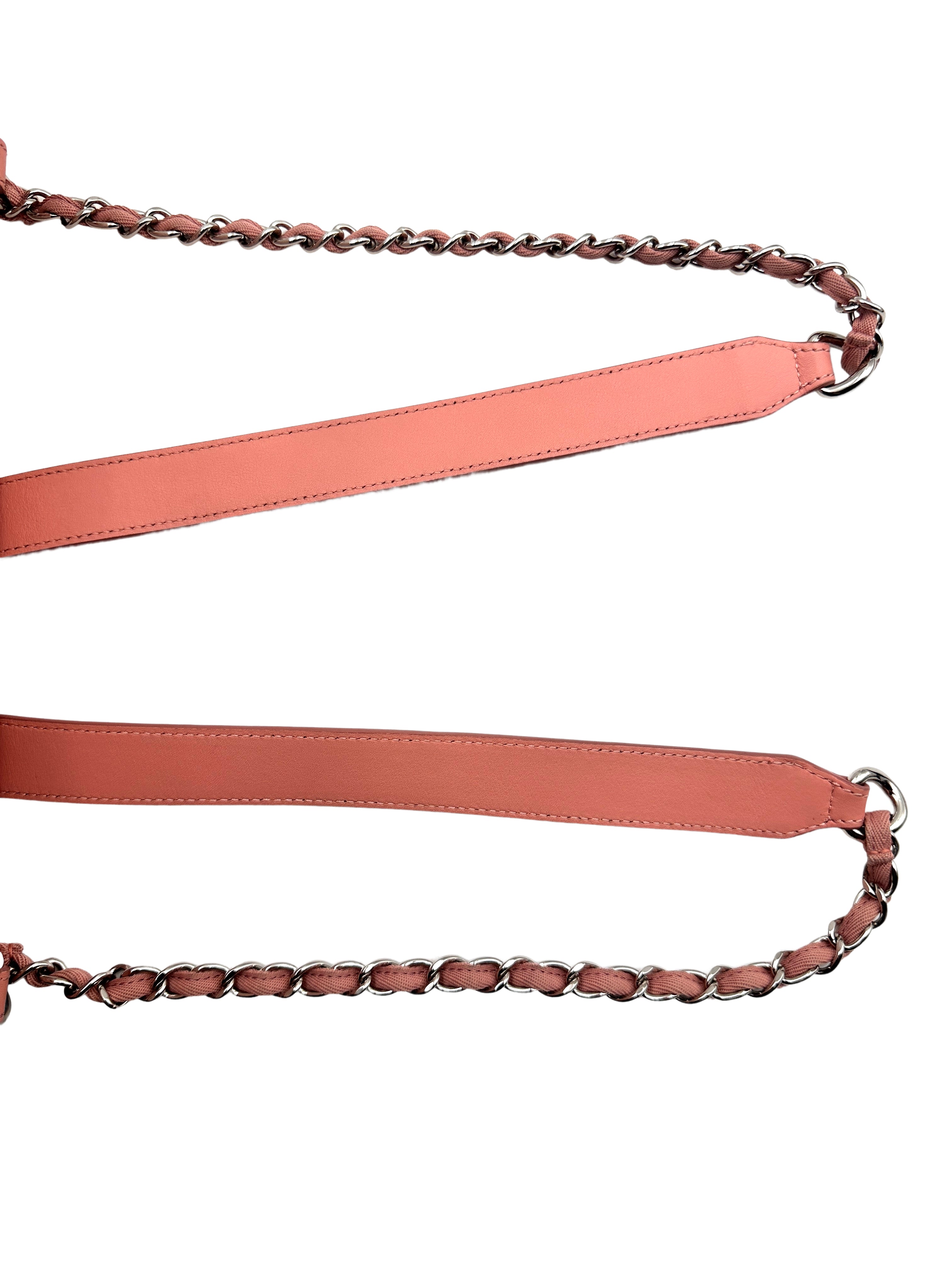 Chanel Tweed Deauville Backpack Pink