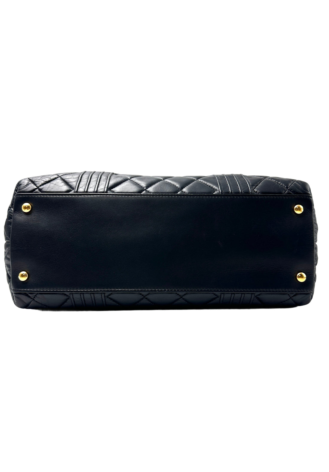 Chanel Vintage Lambskin Pin Tuck Tote bag